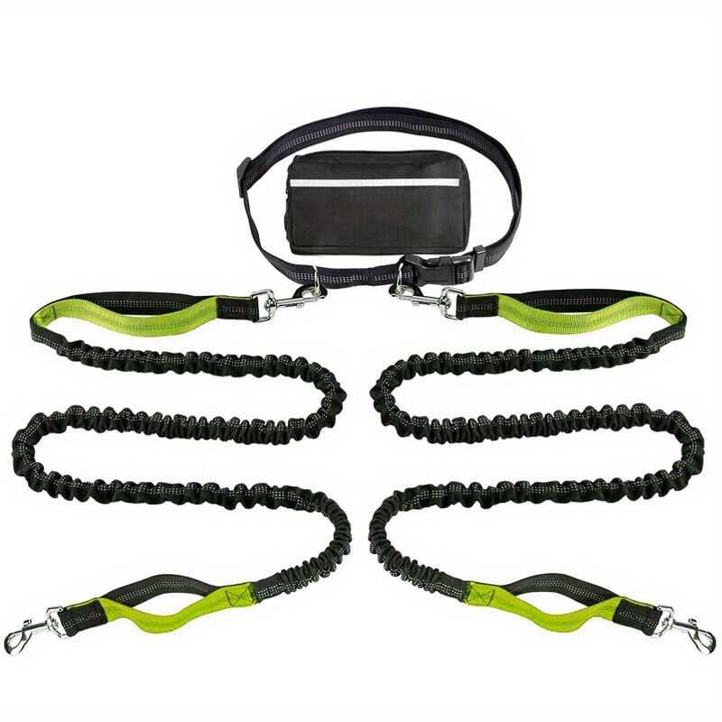 🔥Mother's Day Sale -Hands Free Dog Leash with Zipper Pouch