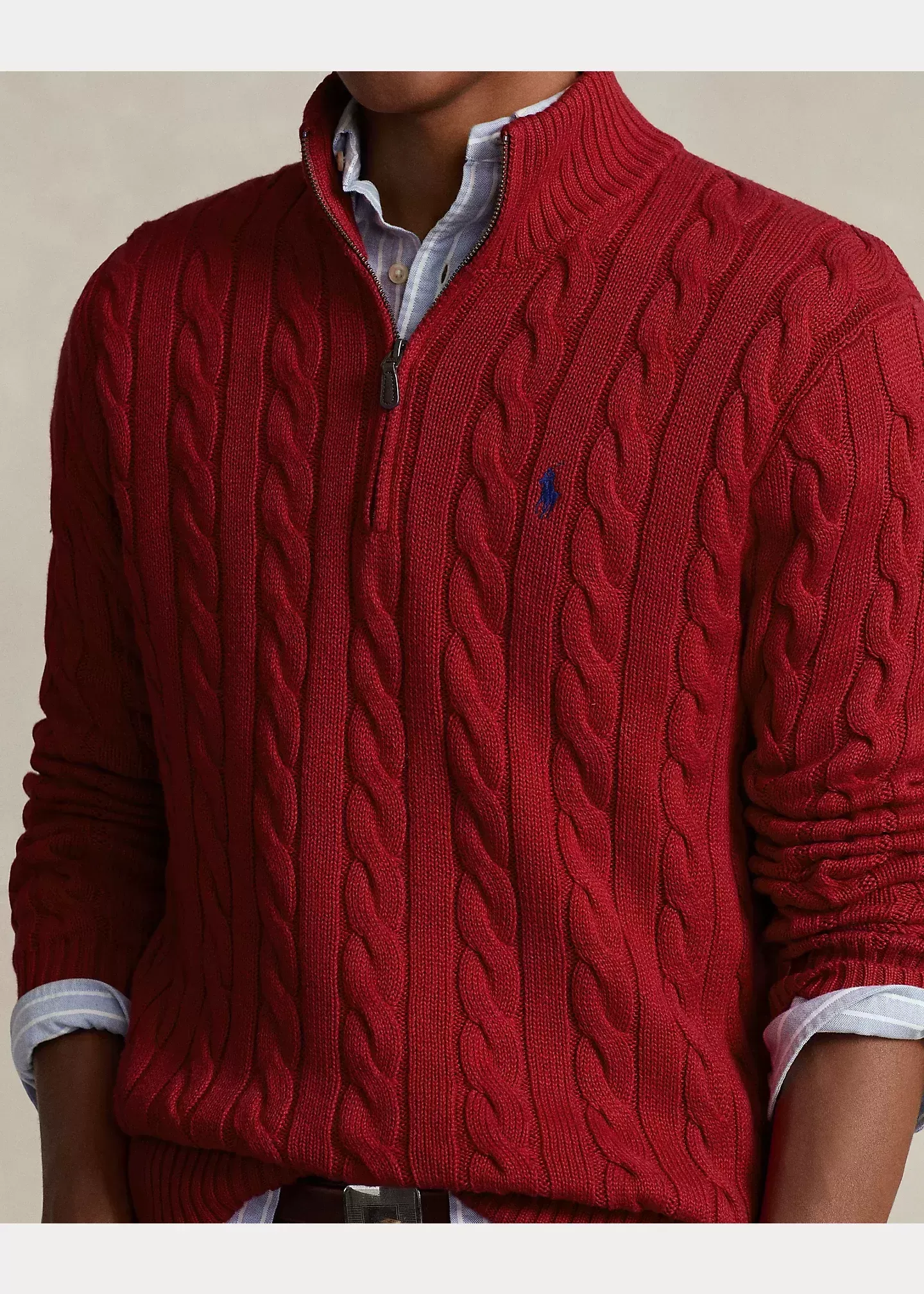 Polo Ralph Lauren Cable-Knit Cotton Sweater