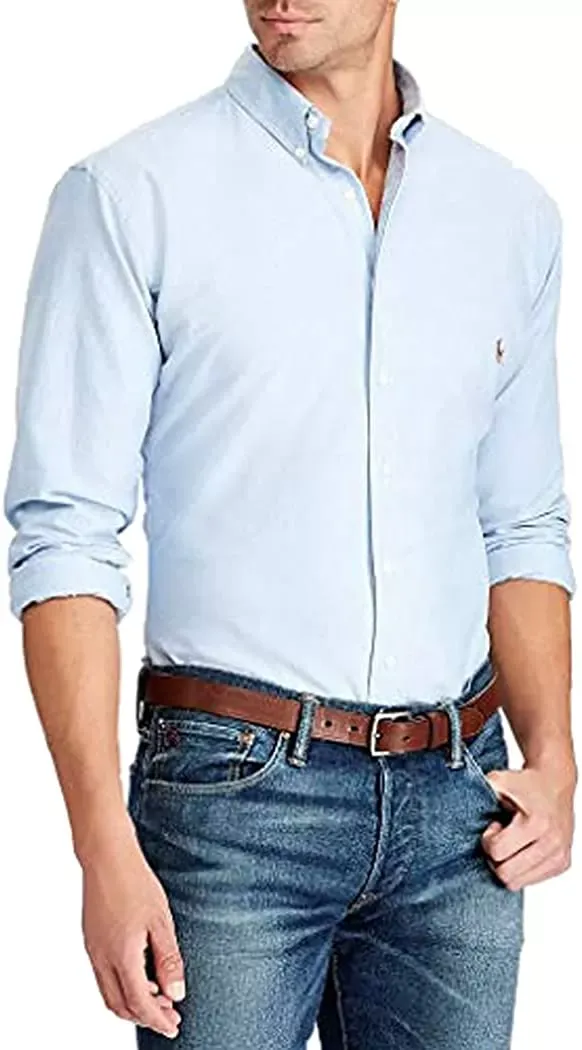 POLO RALPH LAUREN Men's Long Sleeve Classic Oxford Shirt