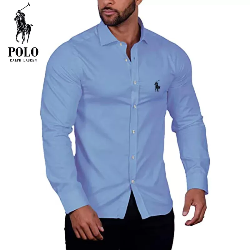 Ralph Lauren Men's pure cotton Long Sleeve Shirt