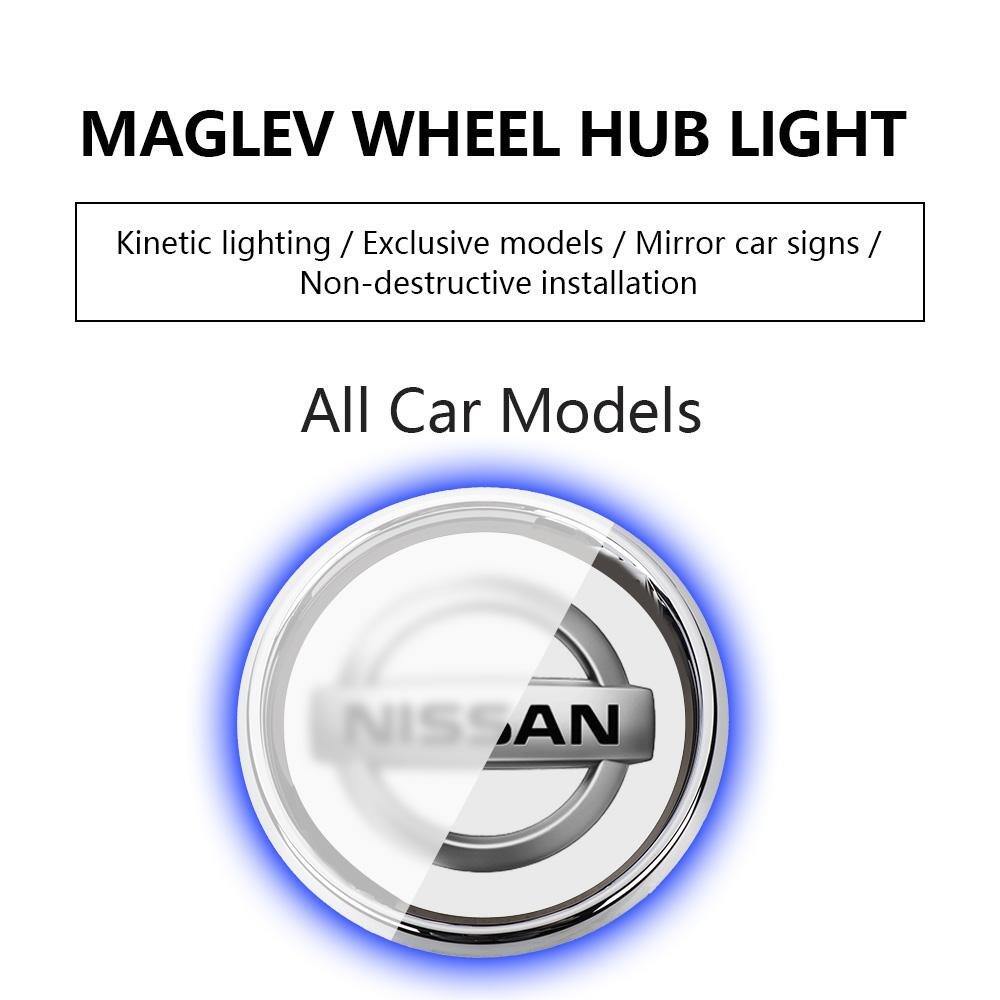 🔥Magnetic Suspension LED Floating Wheel Cap 2025 Version 4PC