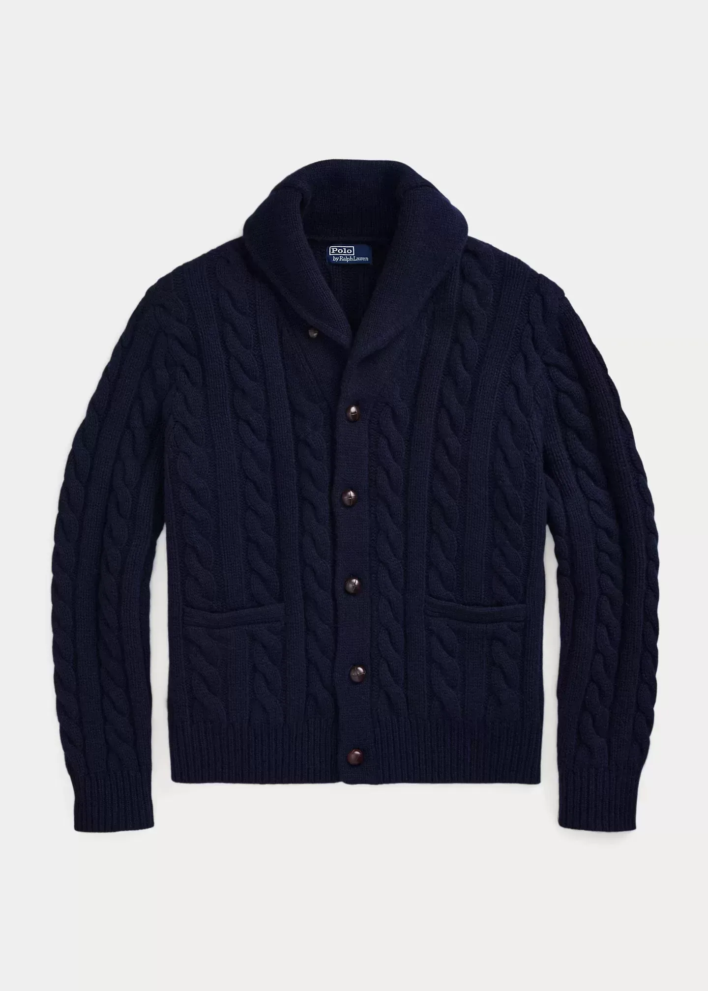 Polo Ralph Lauren Cable-Knit Wool-Cashmere Cardigan