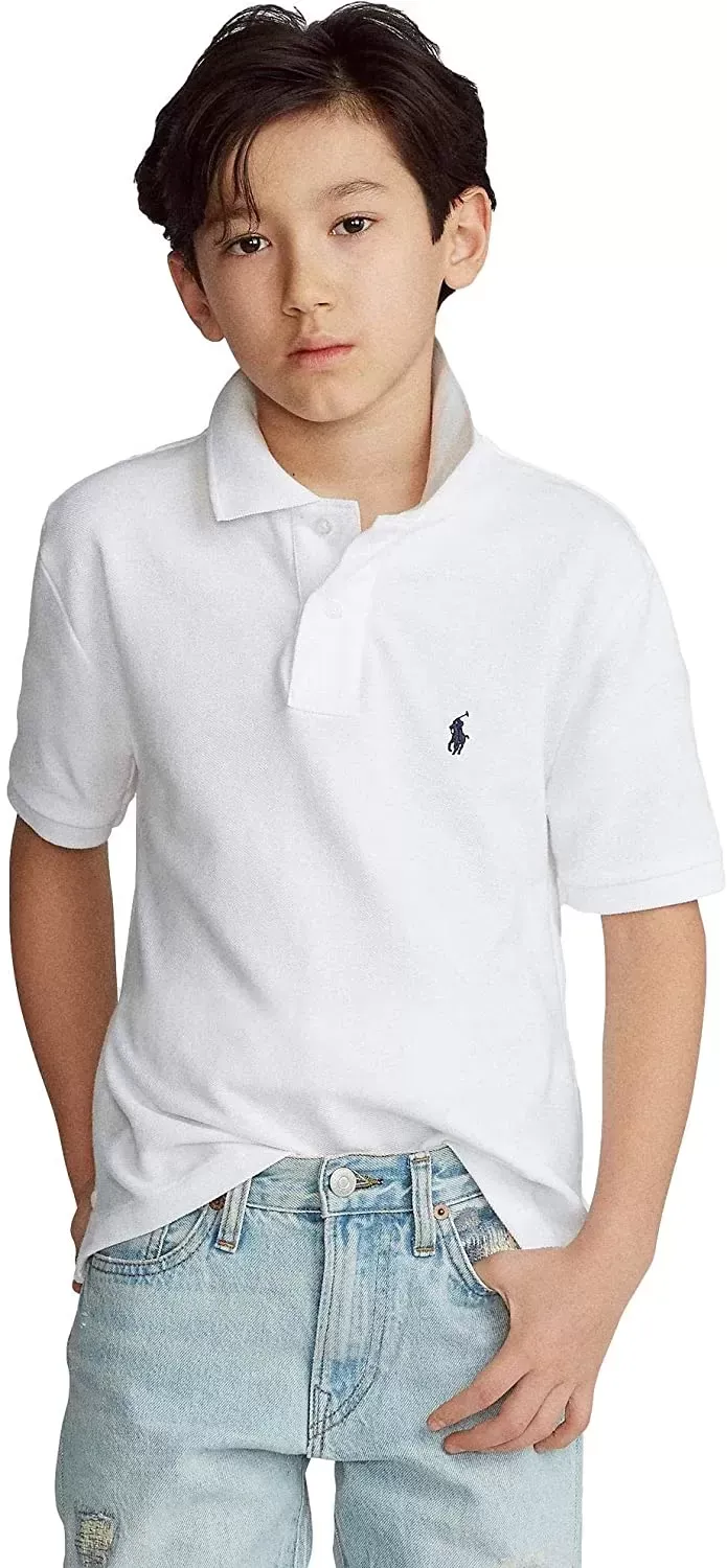 POLO RALPH LAUREN Boys Classic Fit Mesh Polo Shirt