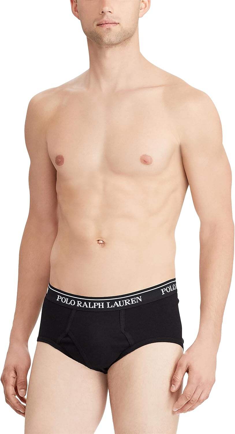 Polo Ralph Lauren Men's Stretch Classic Fit Briefs 4 Pack