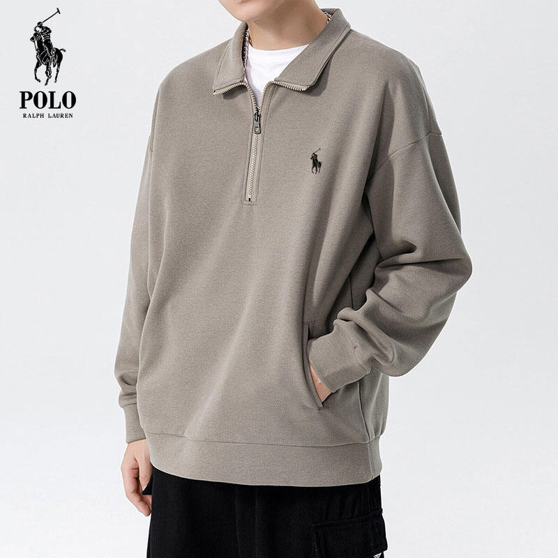Ralph Lauren men's autumn and winter casual cotton sweatshirt jacket
