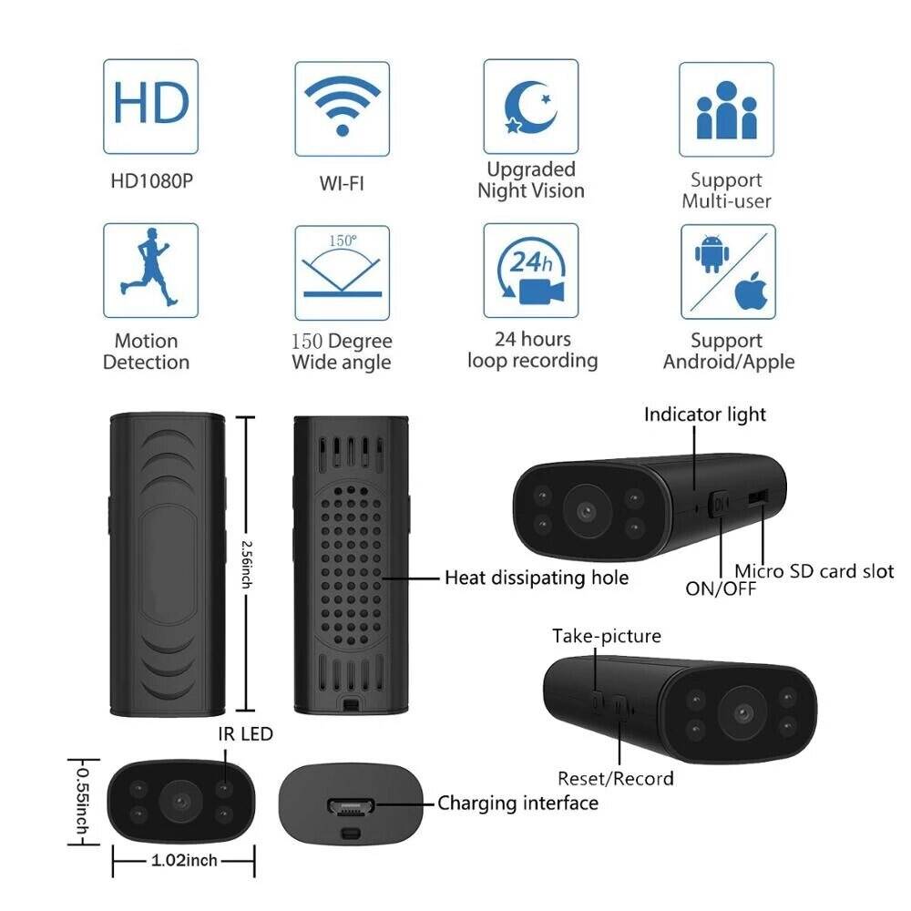 Mini Smart Home Wifi Camera™ - Protect your house anytime and anywhere!