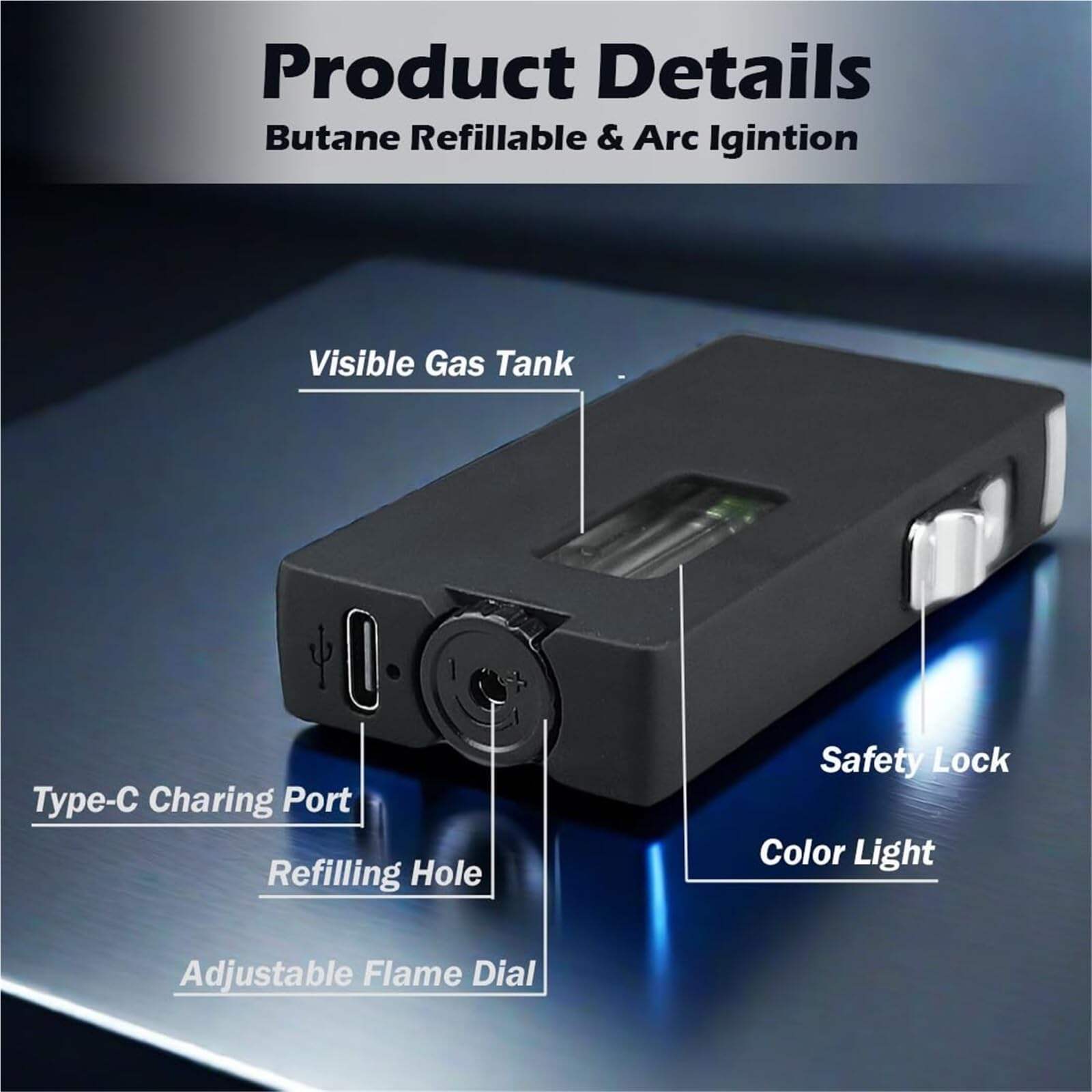 🔥Windproof Torch Lighter – Buy 1 Get 1 FREE + 10 Gas!