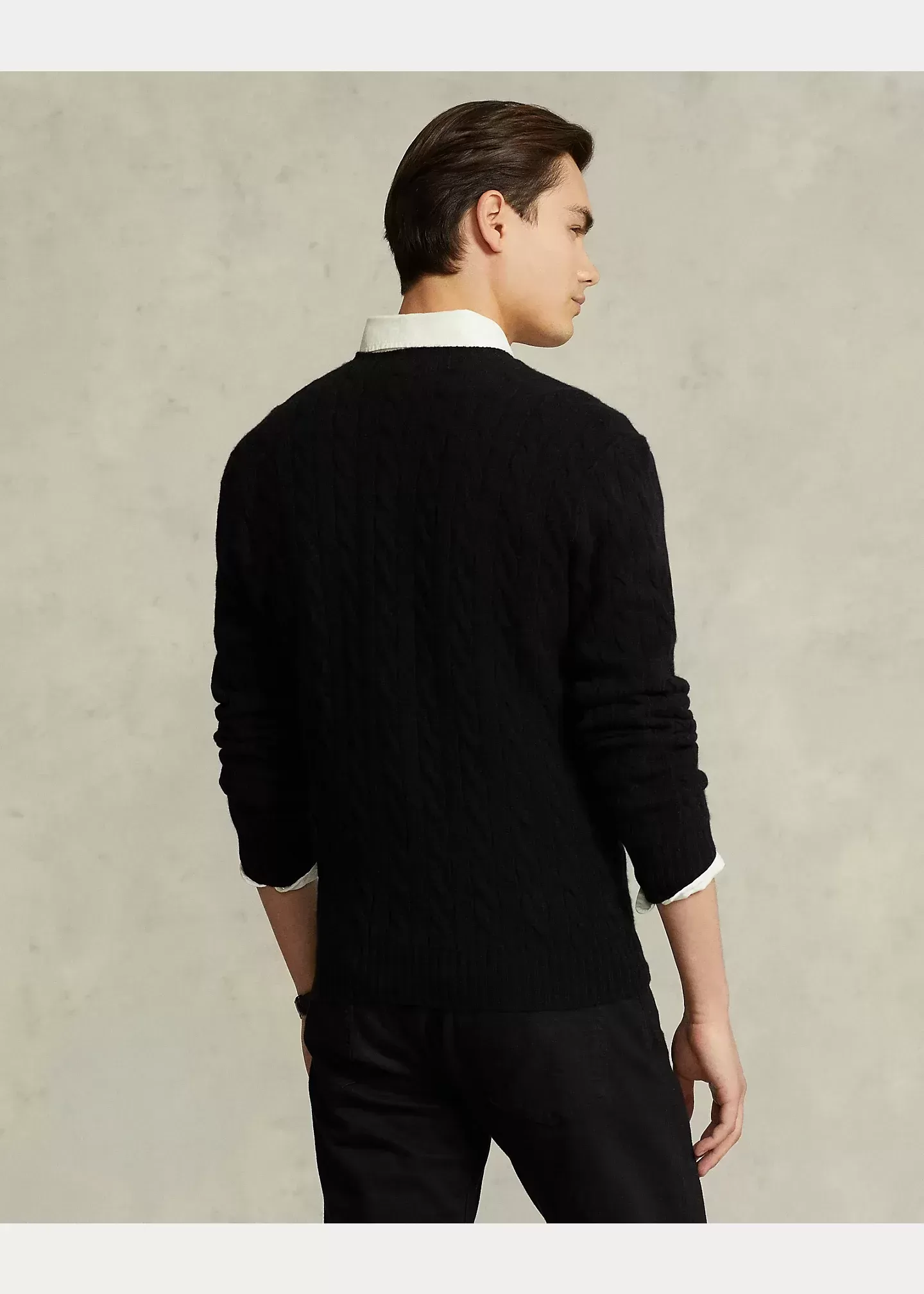 Polo Ralph Lauren Cable-Knit Wool-Cashmere Sweater