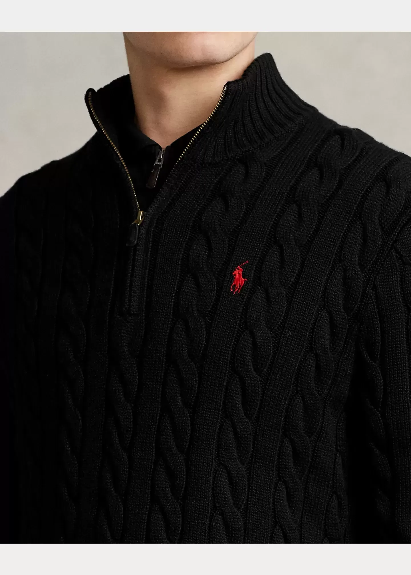 Polo Ralph Lauren Cable-Knit Cotton Sweater