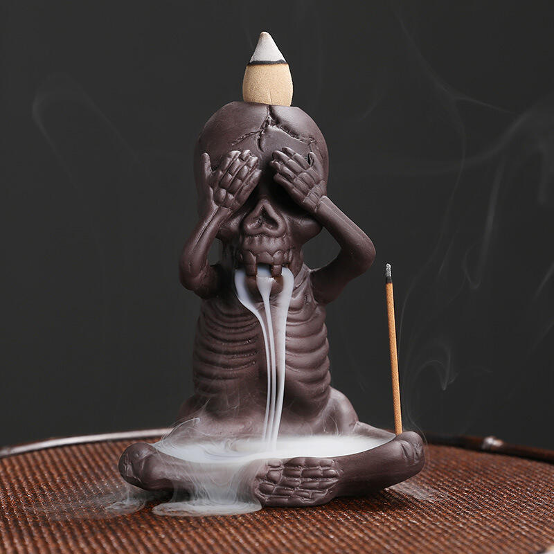 🔥LAST DAY 50% OFF - Gothic Skeleton Backflow Incense Burner