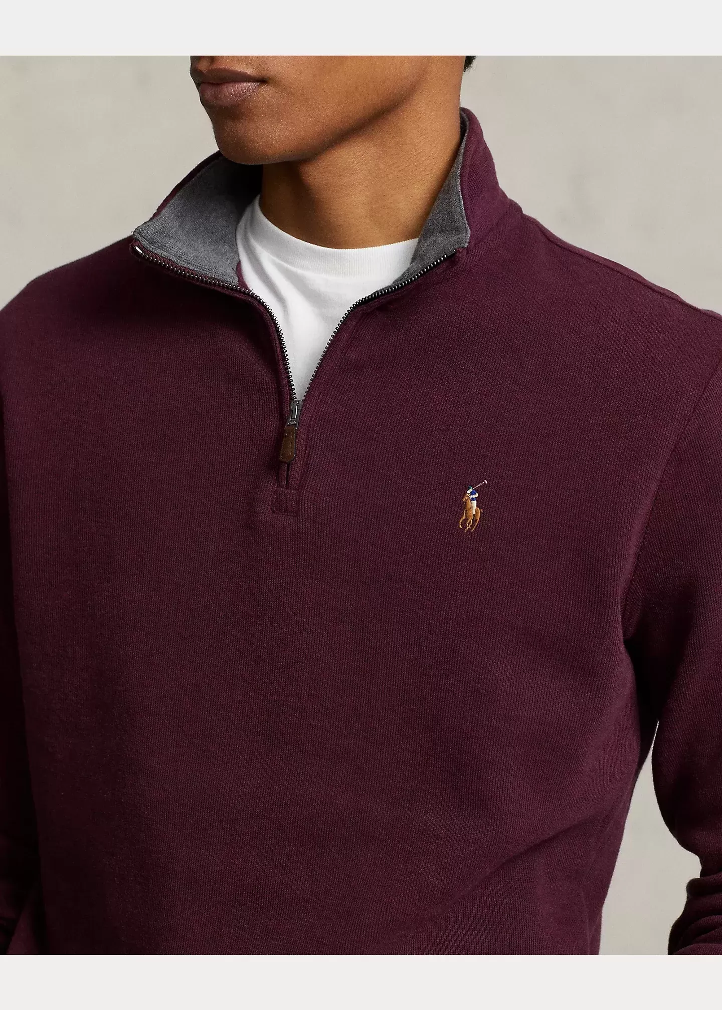 Polo Ralph Lauren Estate-Rib Quarter-Zip Pullover