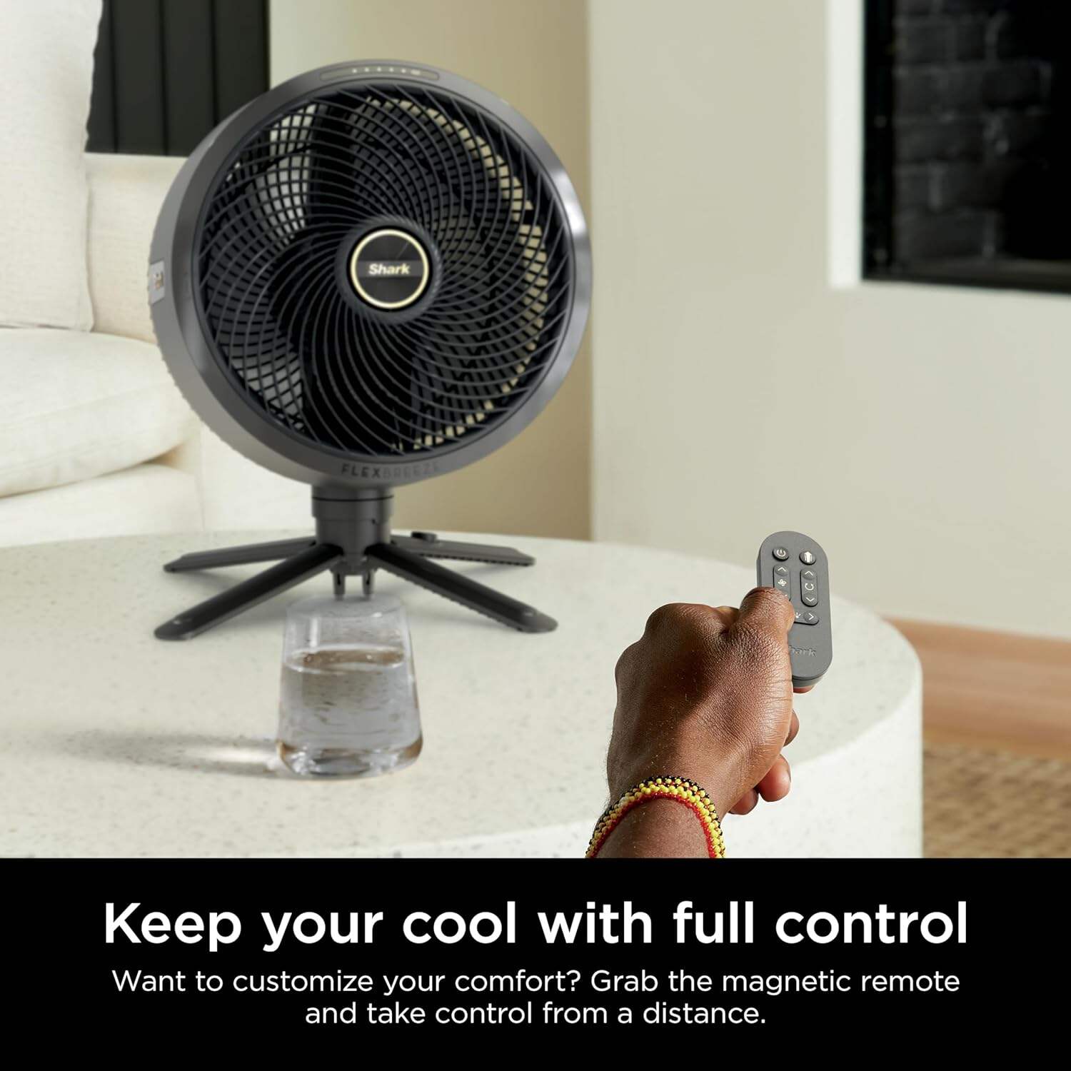 Shark FlexBreeze Pro Mist Fan — Indoor & Outdoor, Integrated Misting