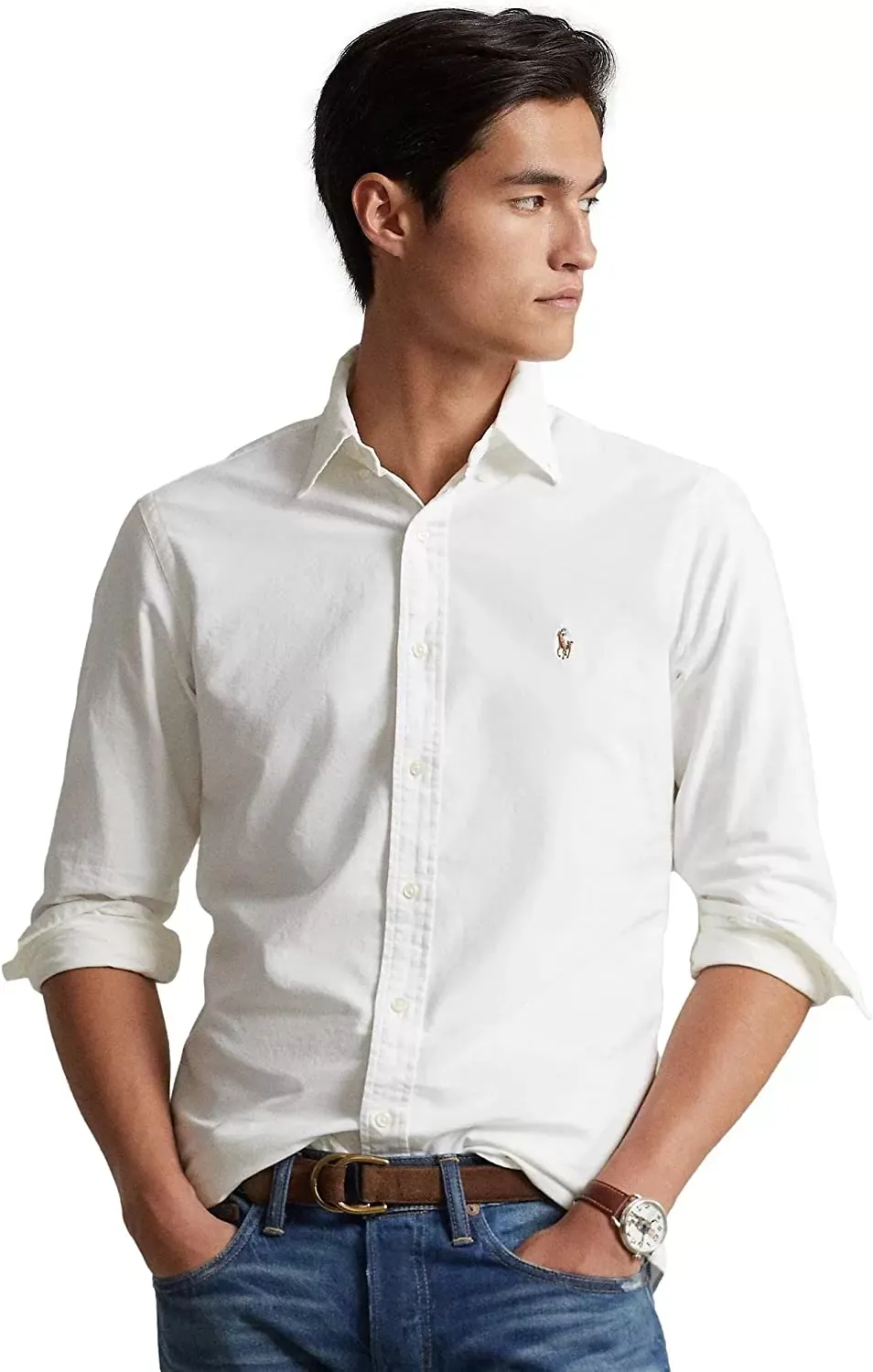 POLO RALPH LAUREN Men's Long Sleeve Classic Oxford Shirt