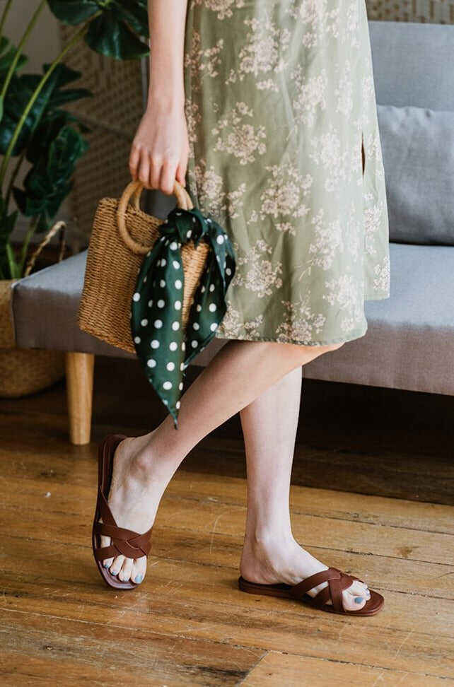 Hickory Colour Block Slippers