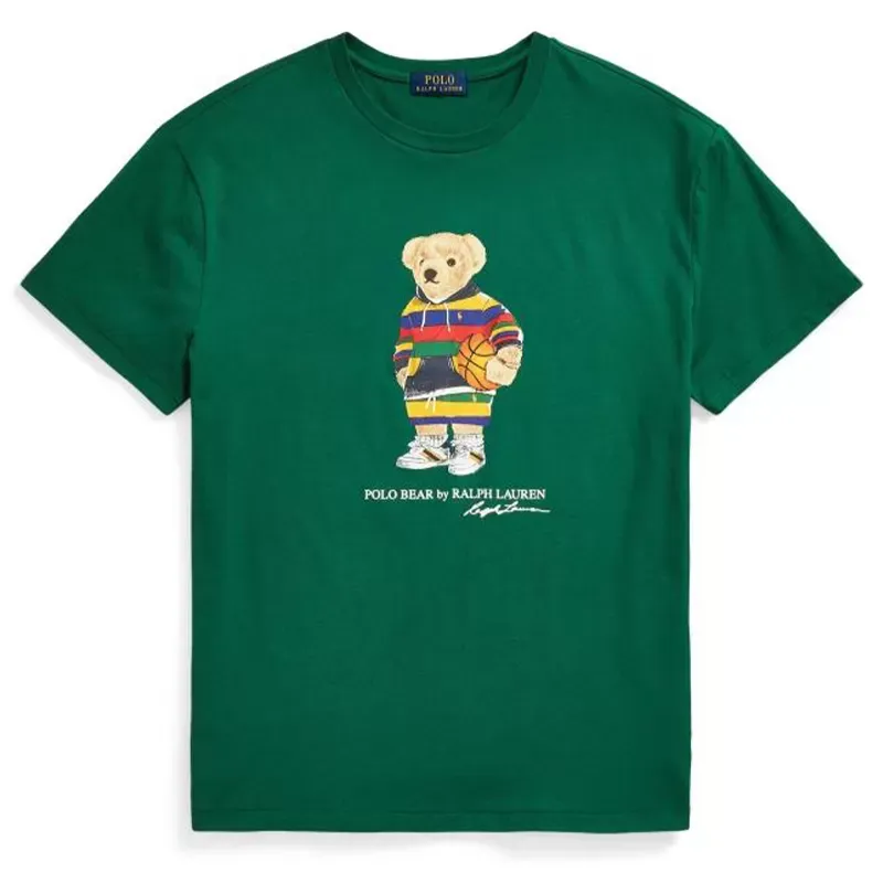 Ralph Lauren Custom Slim Fit Polo Bear T-Shirt New Forest Active Bear