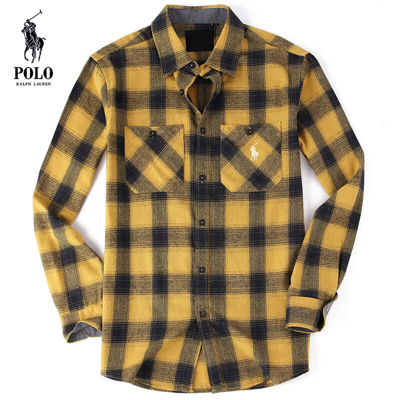 Ralph Lauren Men's flannel plaid shirt(Last day of limited time specials)