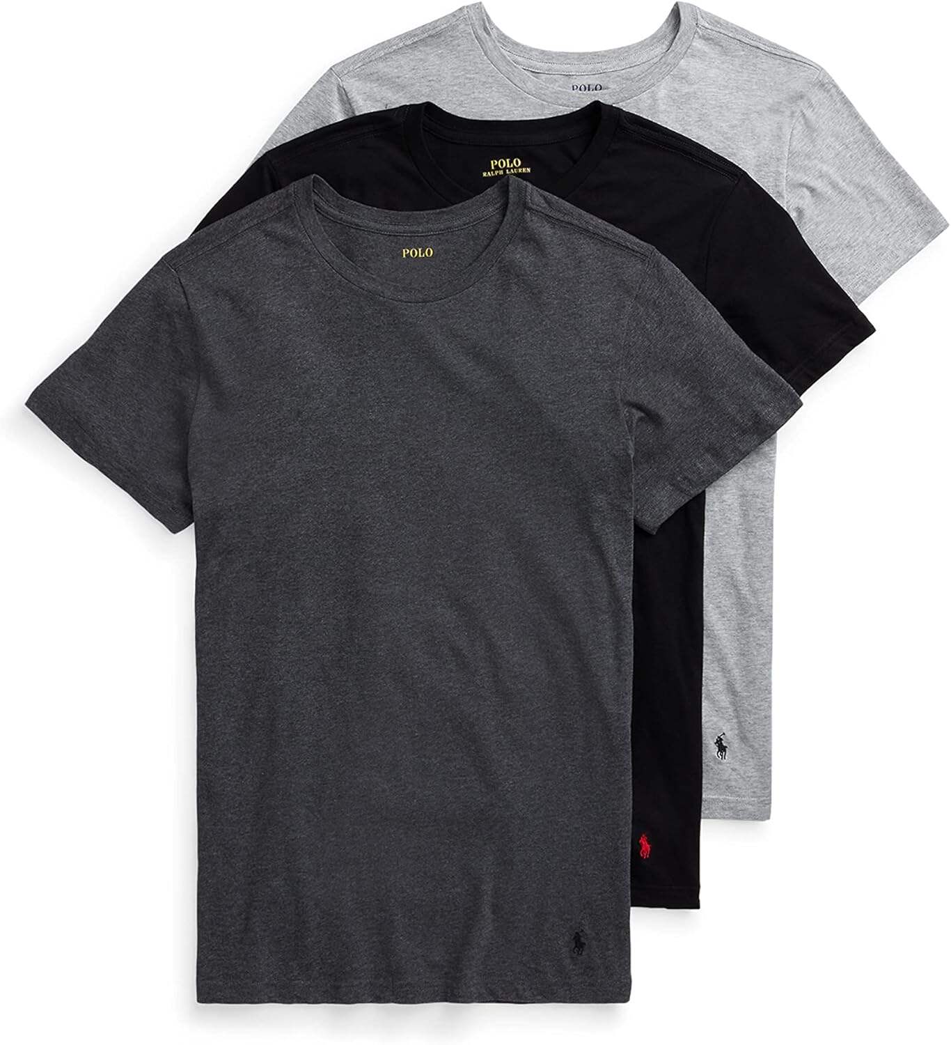 Polo Ralph Lauren Men's Classic Fit Crewneck Shirt (3 Pack)