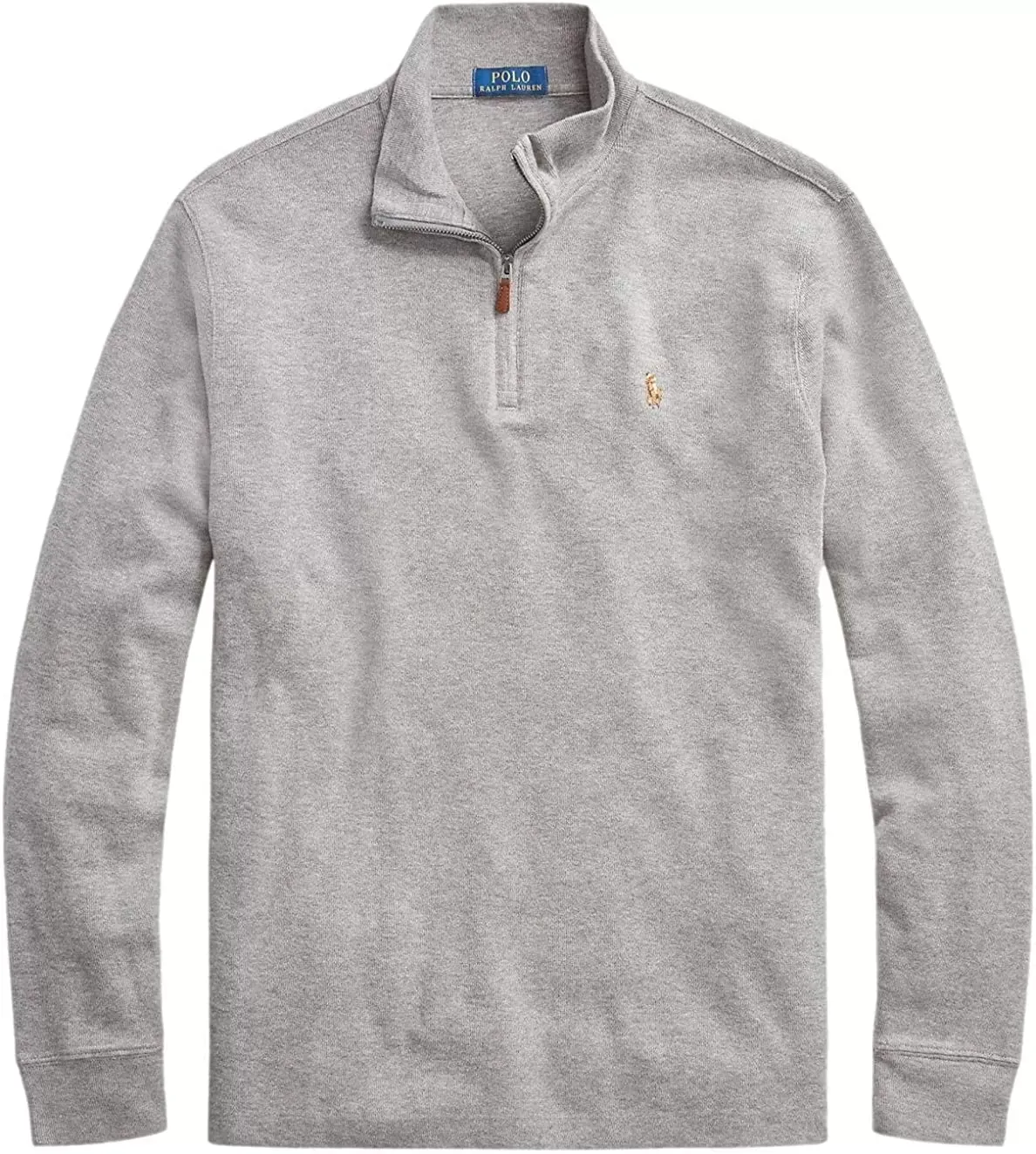 POLO RALPH LAUREN Men's Classic Estate-Rib Quarter-Zip Pullover Sweater