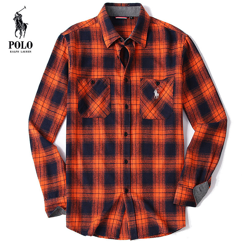Ralph Lauren Men's flannel plaid shirt(Last day of limited time specials)
