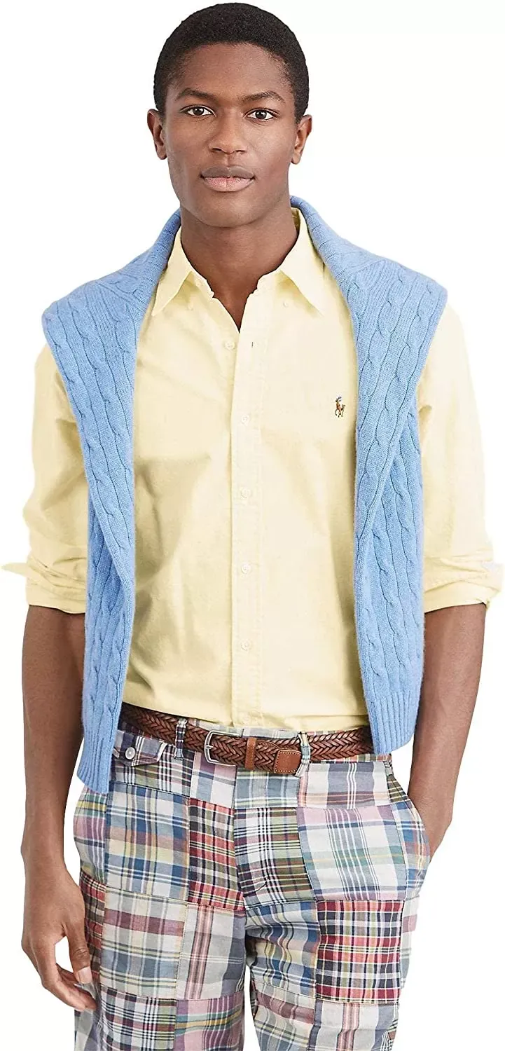 POLO RALPH LAUREN Men's Long Sleeve Classic Oxford Shirt