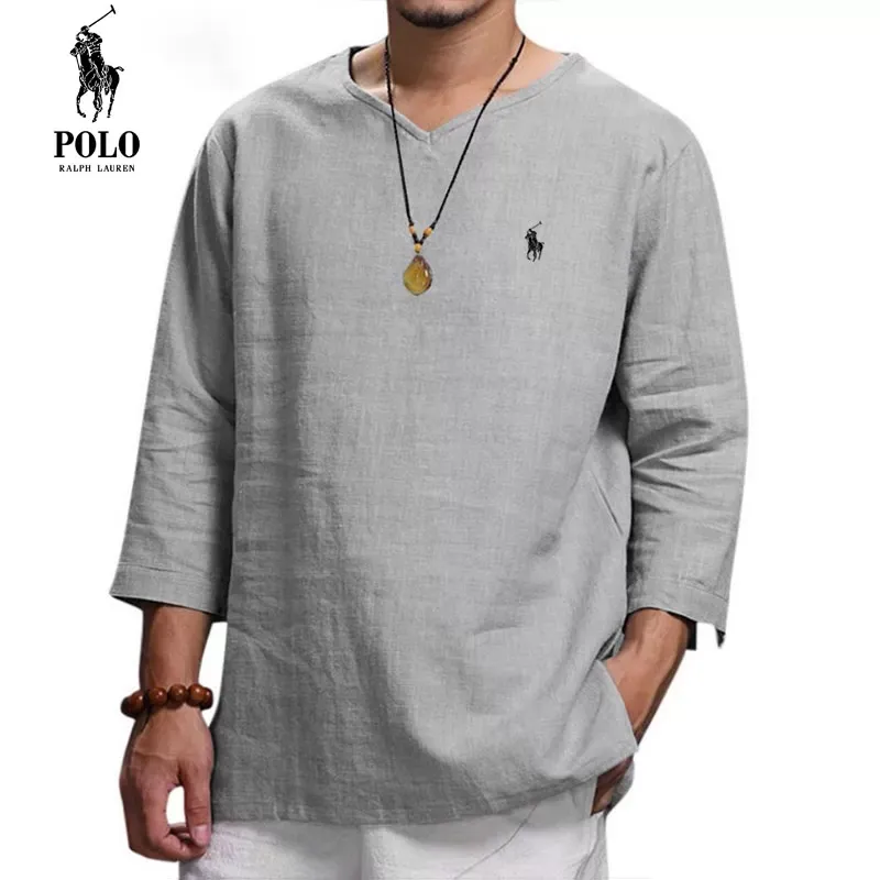 Ralph Lauren men's casual loose long-sleeved shirt