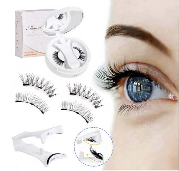 💖Summer Hot Sale - Soft Magnetic Eyelashes All-in-One Box, Reusable