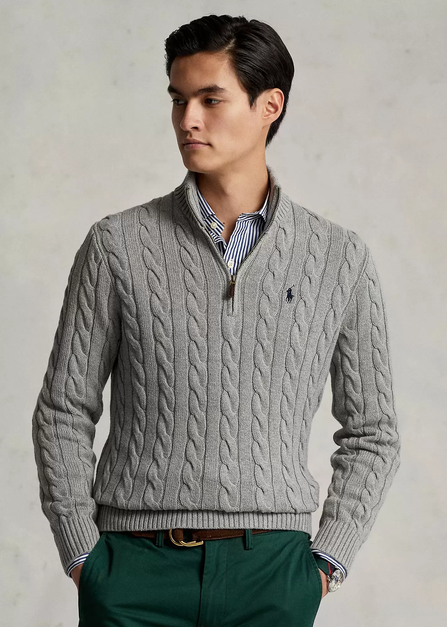 Polo Ralph Lauren Cable-Knit Cotton Sweater