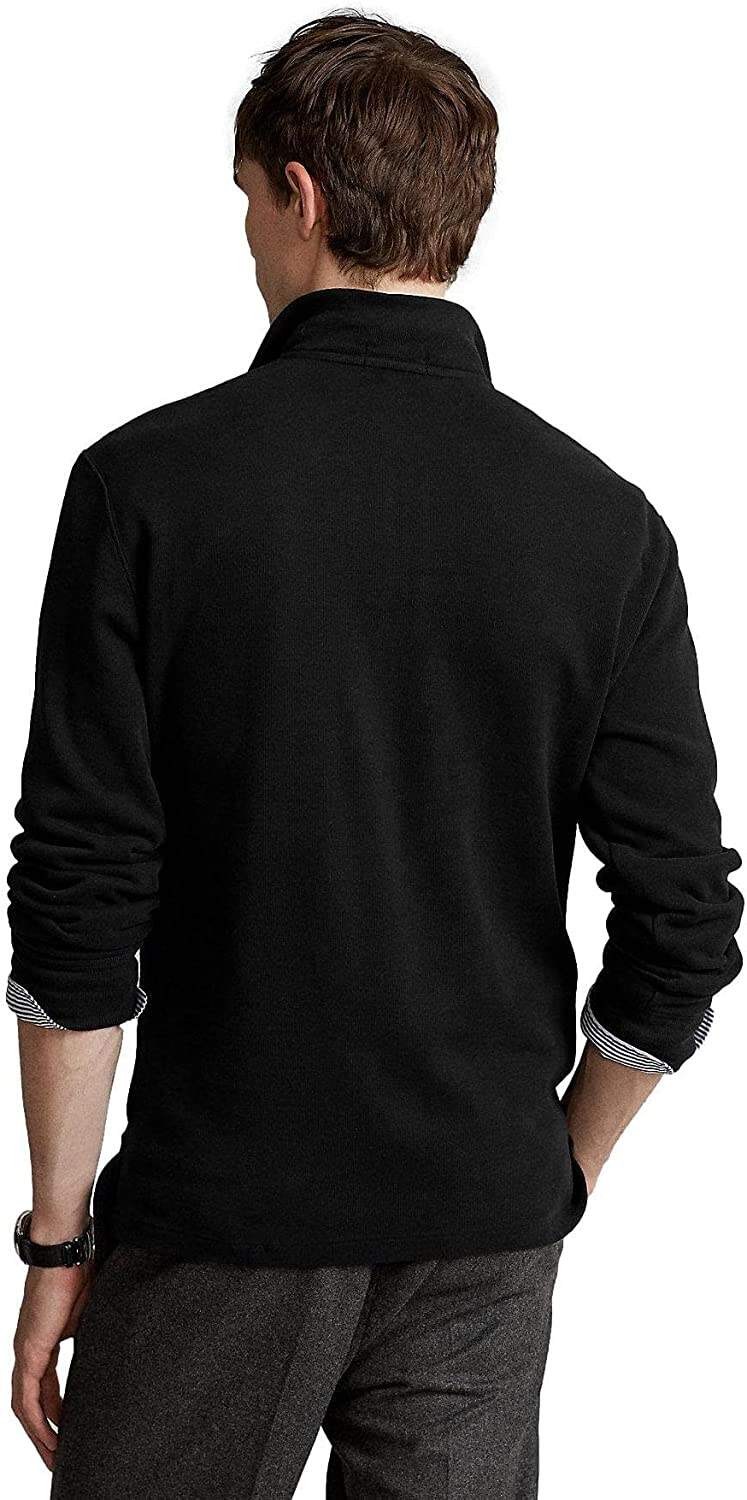 POLO RALPH LAUREN Men's Classic Estate-Rib Quarter-Zip Pullover Sweater