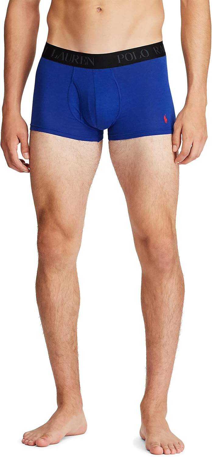 Polo Ralph Lauren Men's 4D Flex Cotton Modal Stretch Boxer Briefs (3 Pack)