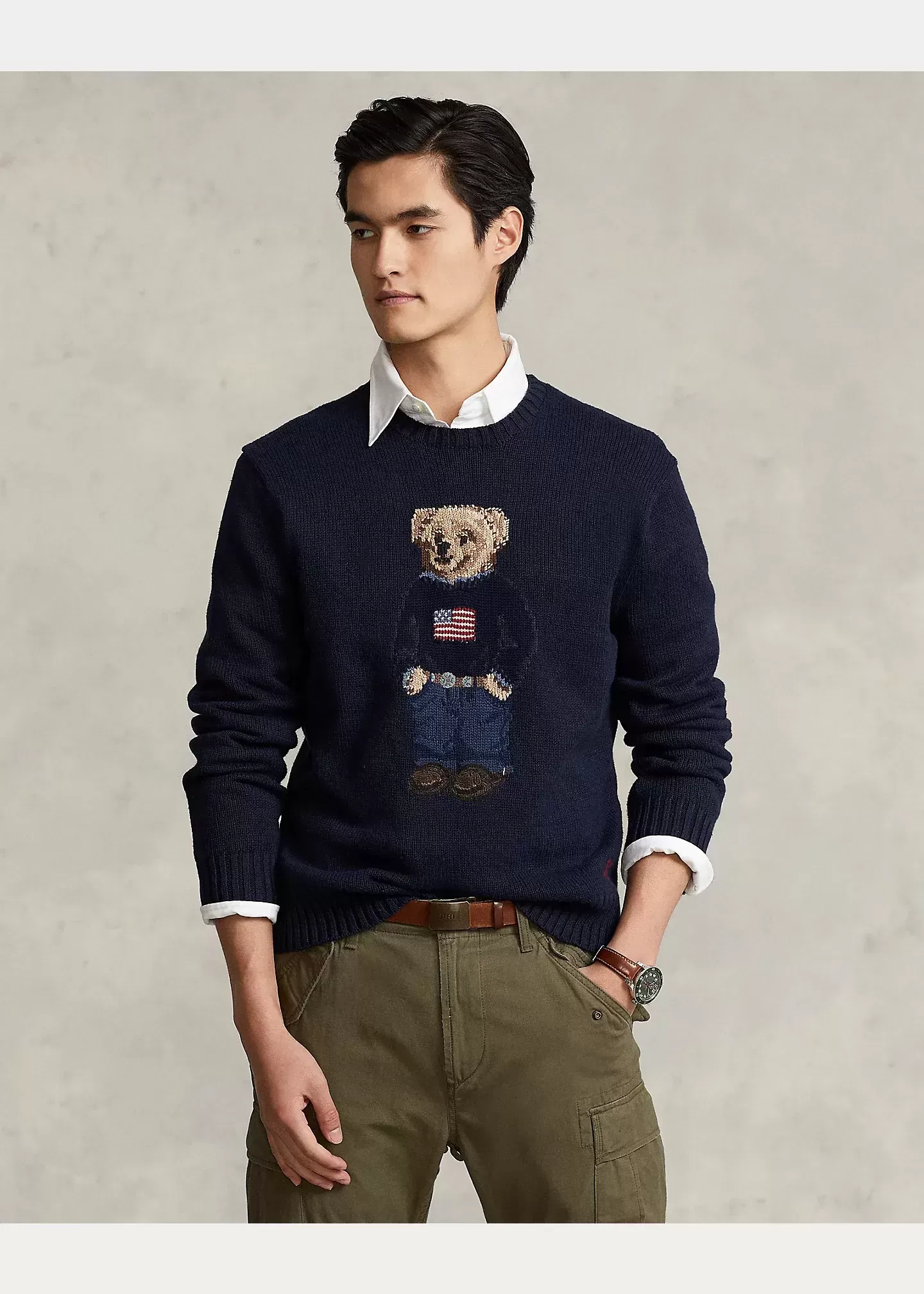 Polo Ralph Lauren Polo Bear Cotton-Linen Sweater