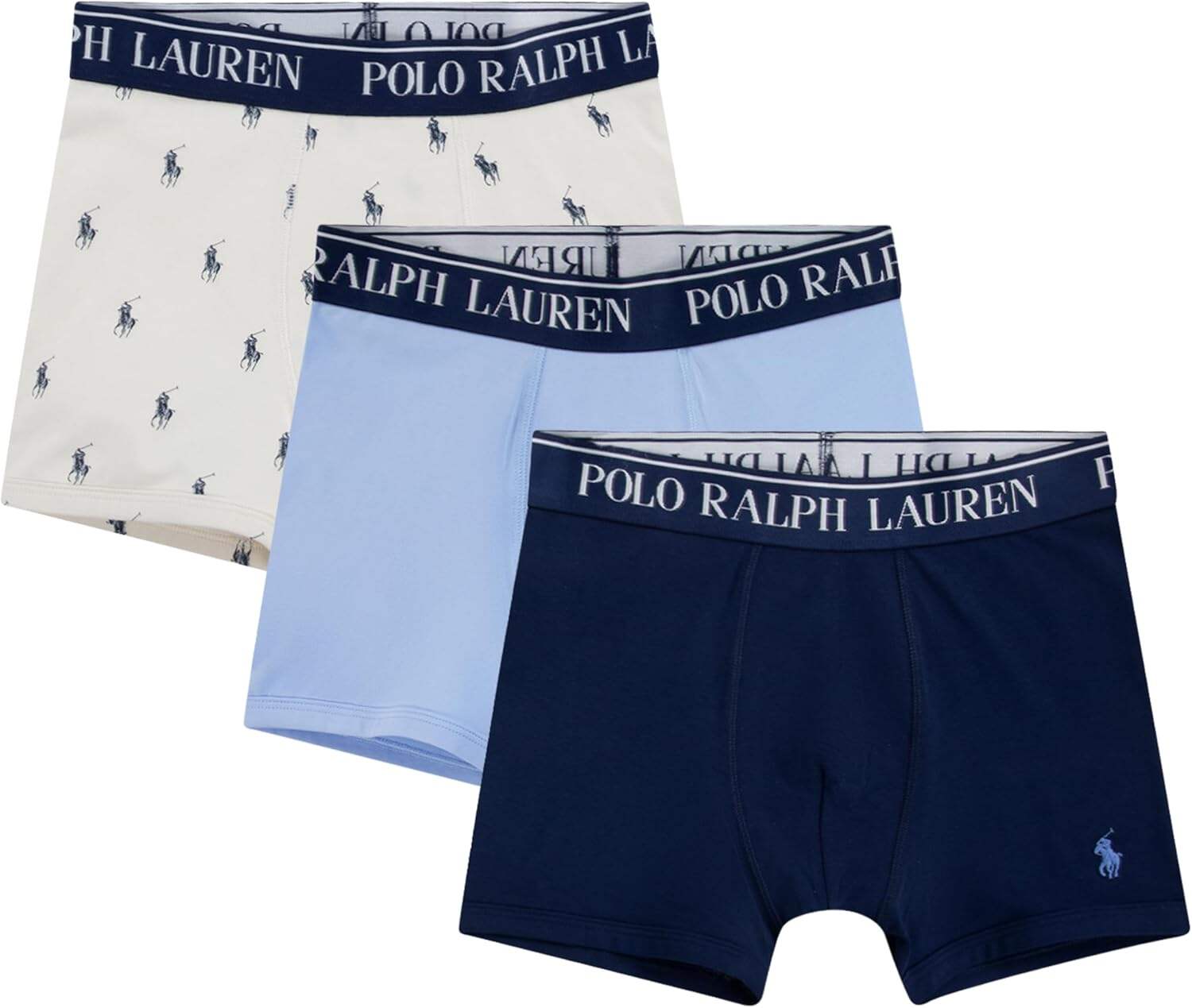 POLO RALPH LAUREN Boys' 3-Pack Boxer Briefs