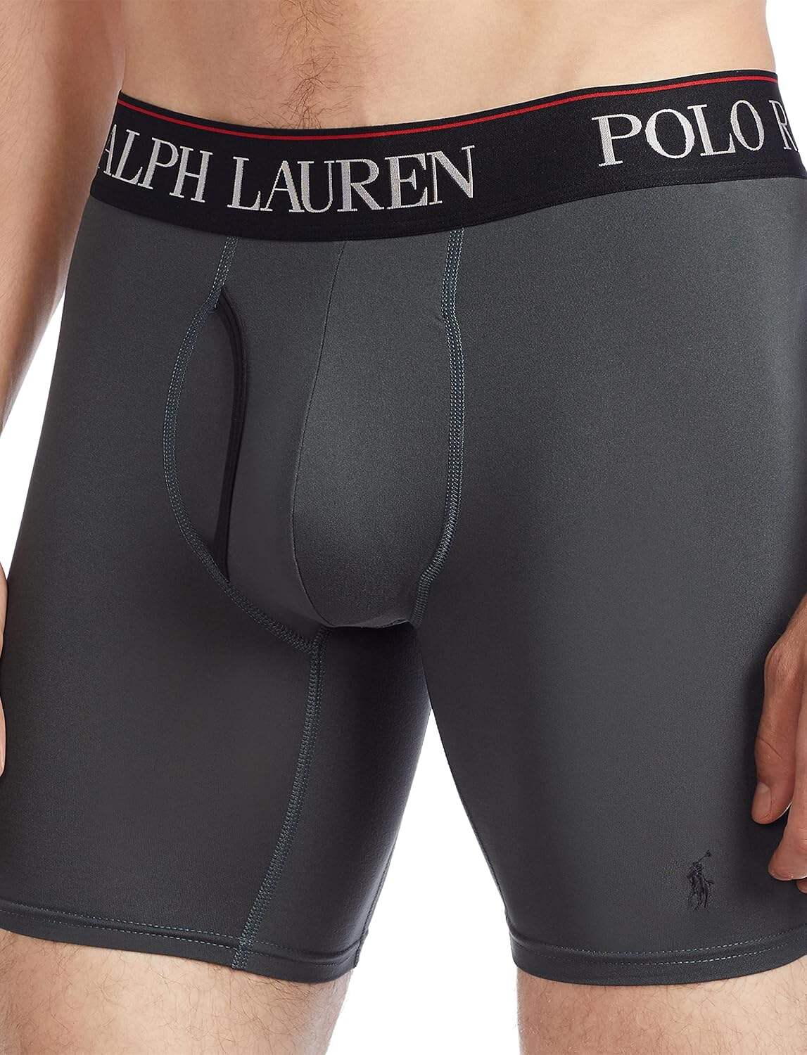 Polo Ralph Lauren Men's 4D Flex Cool Microfiber Boxer Briefs 3 Pack