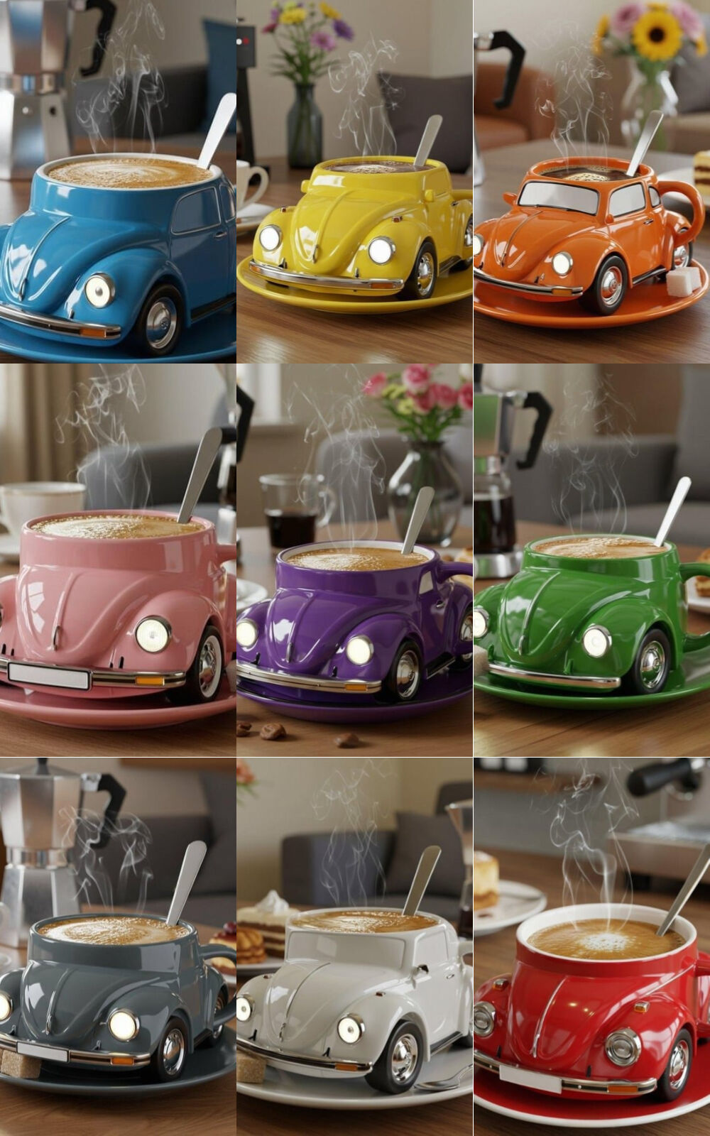 Beetle Shaped Coffee Mug