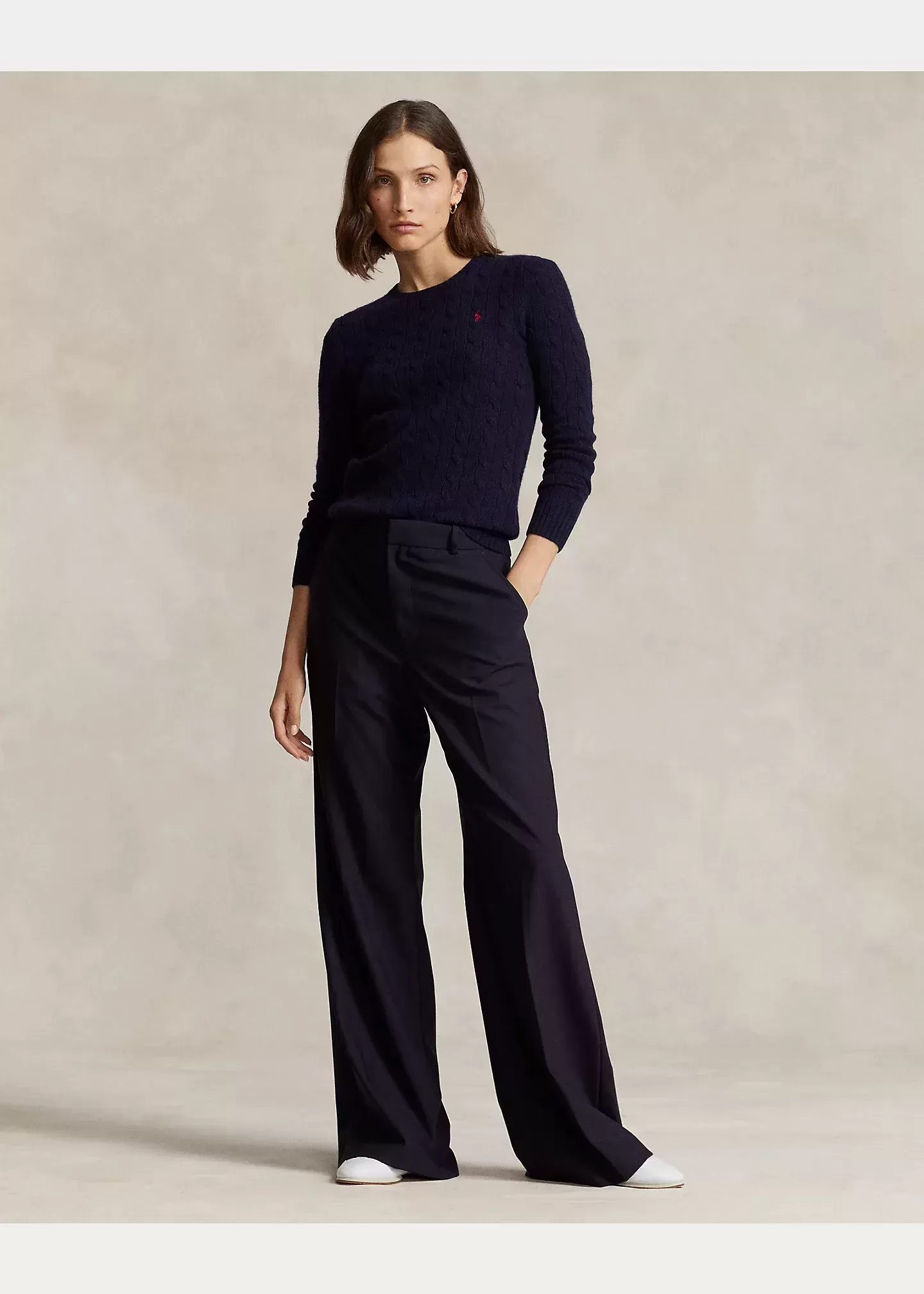 Polo Ralph Lauren Cable-Knit Wool-Cashmere Sweater