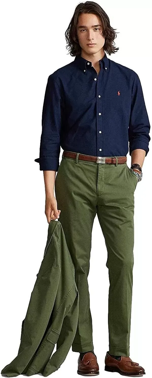 POLO RALPH LAUREN Men's Long Sleeve Classic Oxford Shirt