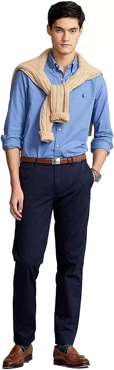 POLO RALPH LAUREN Men's Long Sleeve Classic Oxford Shirt