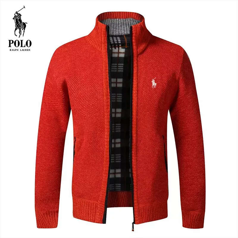 Ralph Lauren Men's middle aged plus velvet  casual jacket(Last day of limited time specials)