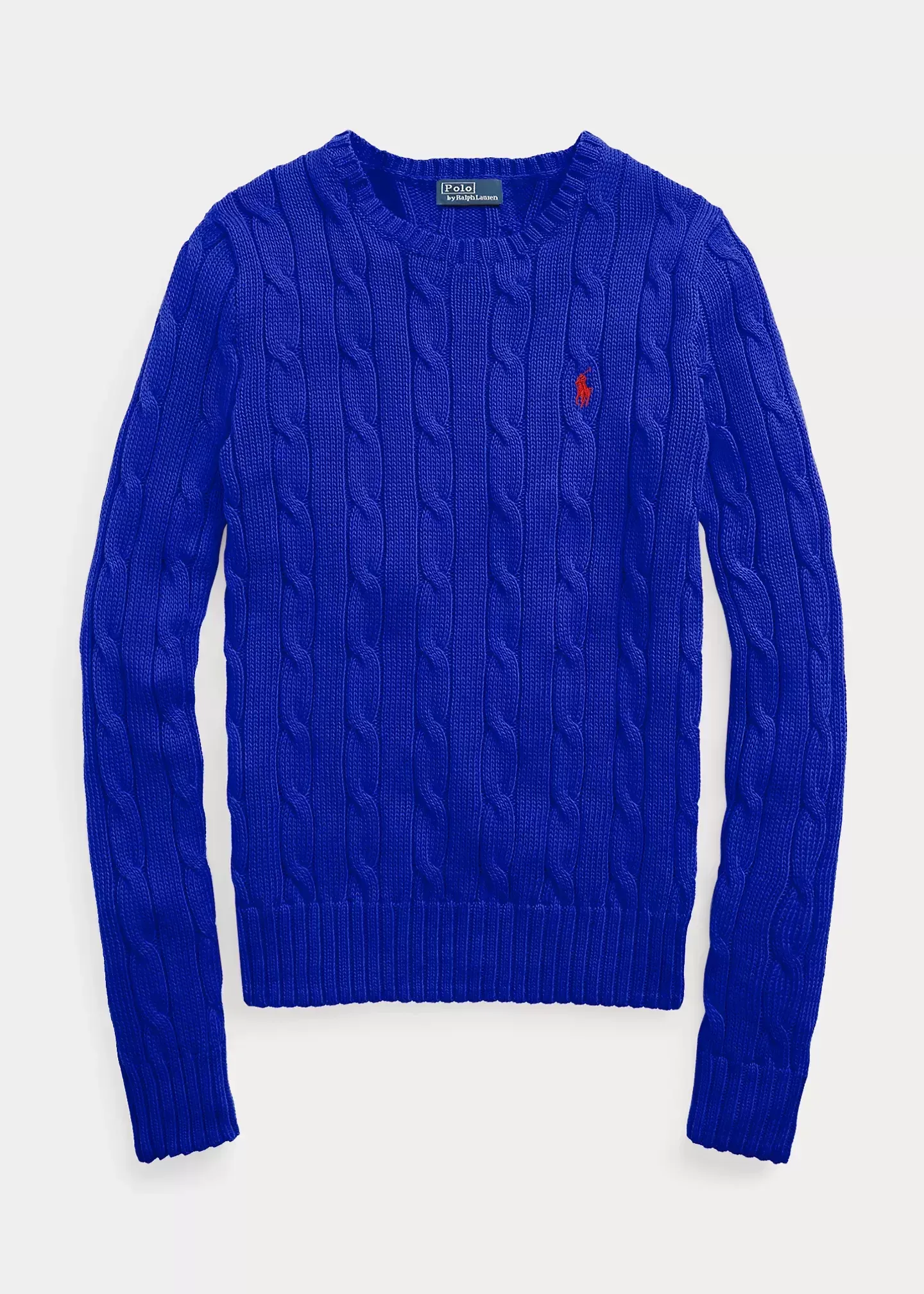 Polo Ralph Lauren Cable-Knit Cotton Crewneck Sweater