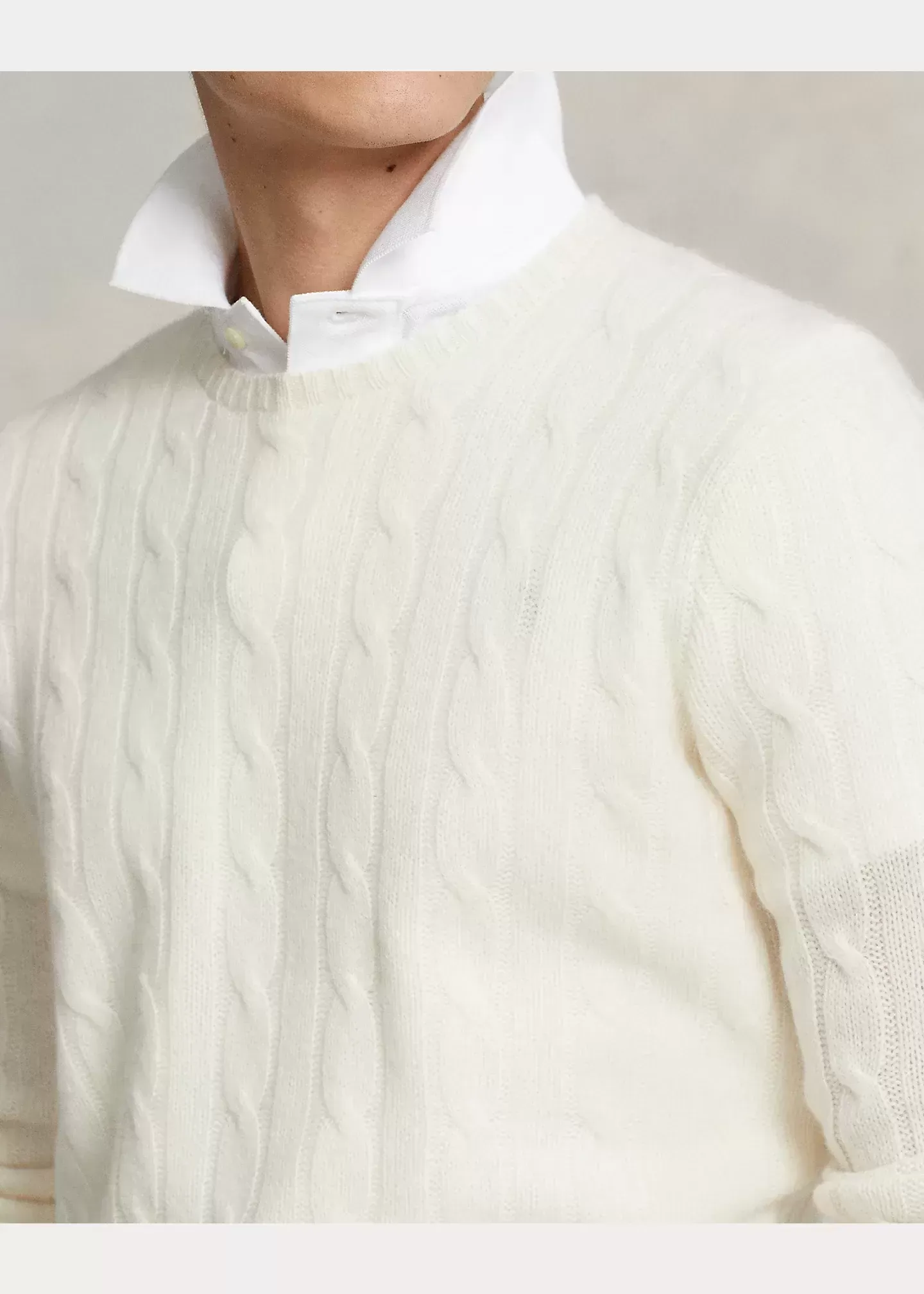 Polo Ralph Lauren The Iconic Cable-Knit Cashmere Sweater