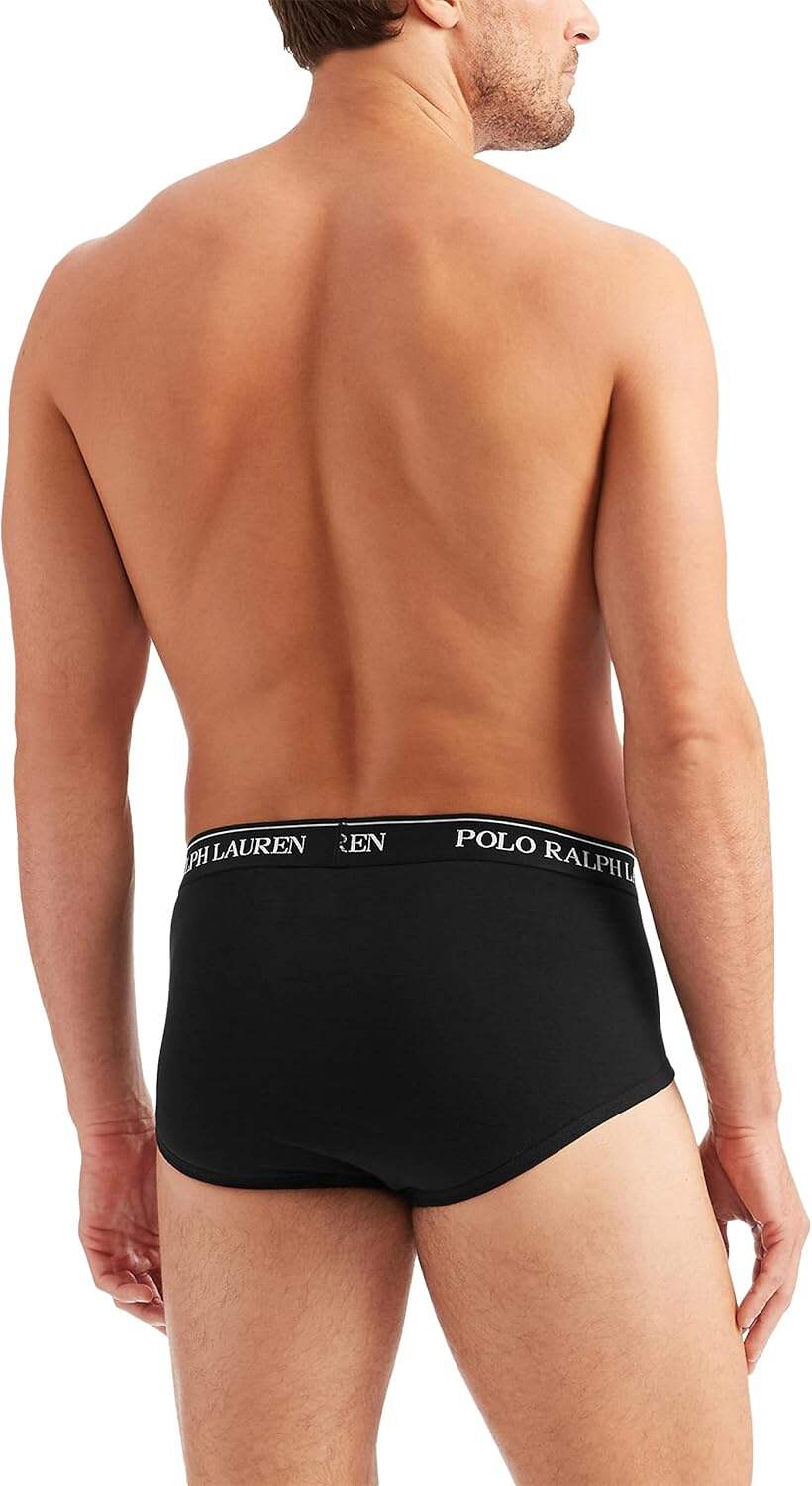 Polo Ralph Lauren Men's Stretch Classic Fit Briefs 4 Pack