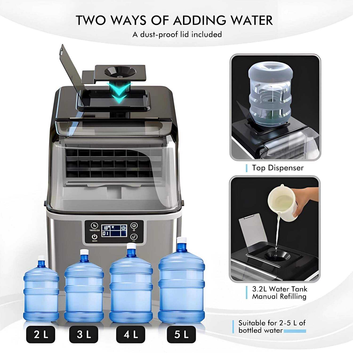 Ice Cube Maker Machine Countertop