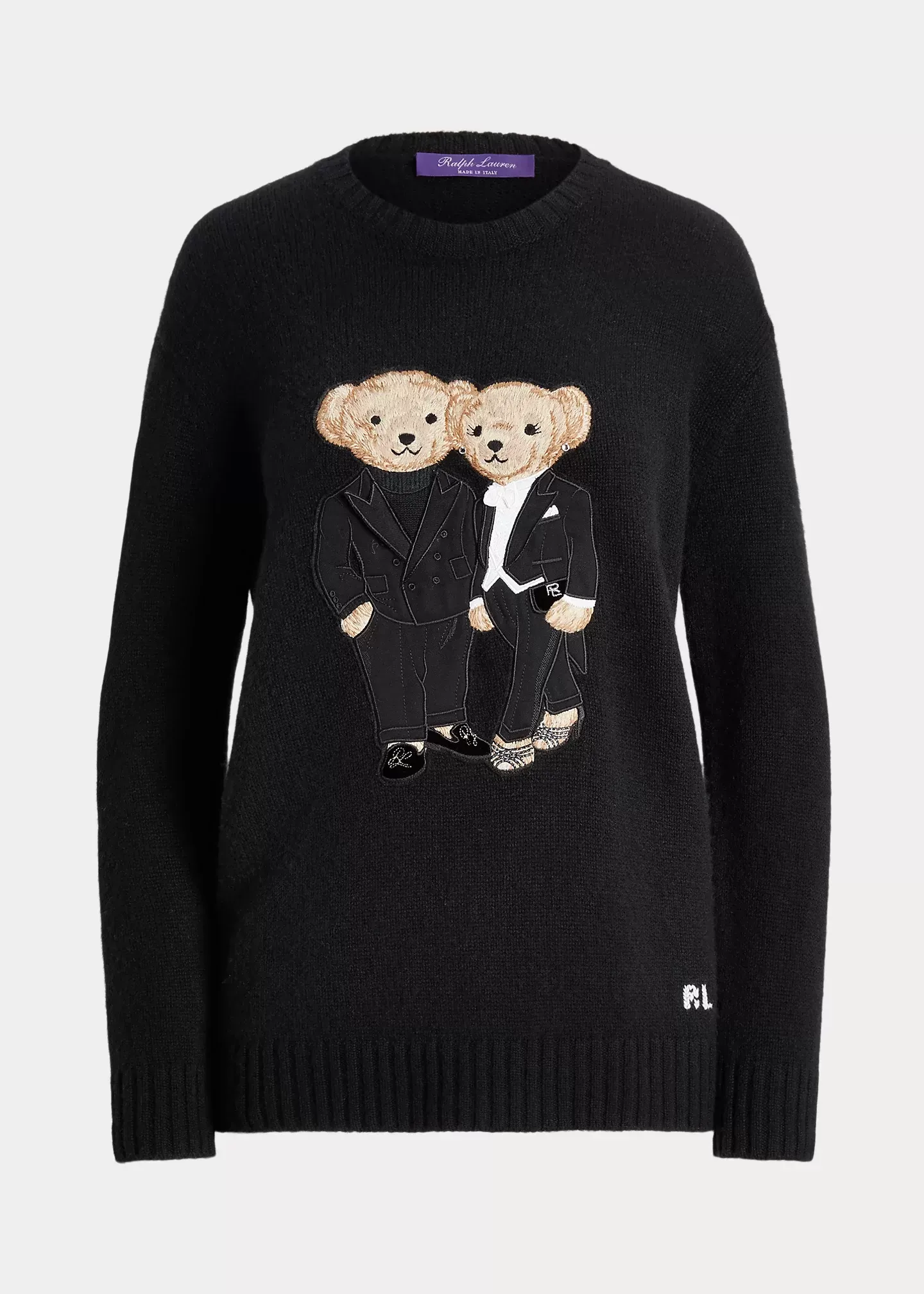 Polo Ralph Lauren Tuxedo Polo Bears Cashmere Sweater