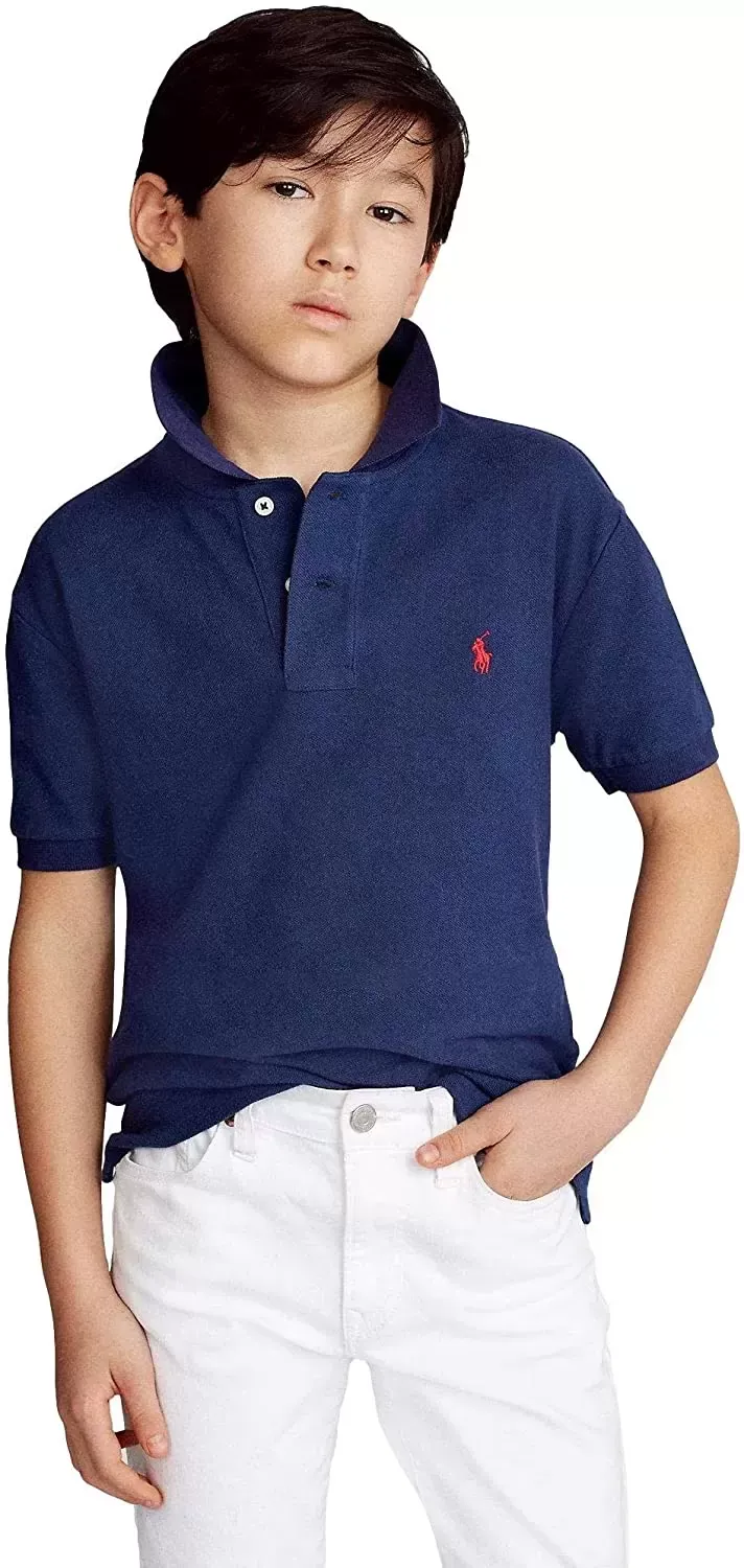 POLO RALPH LAUREN Boys Classic Fit Mesh Polo Shirt