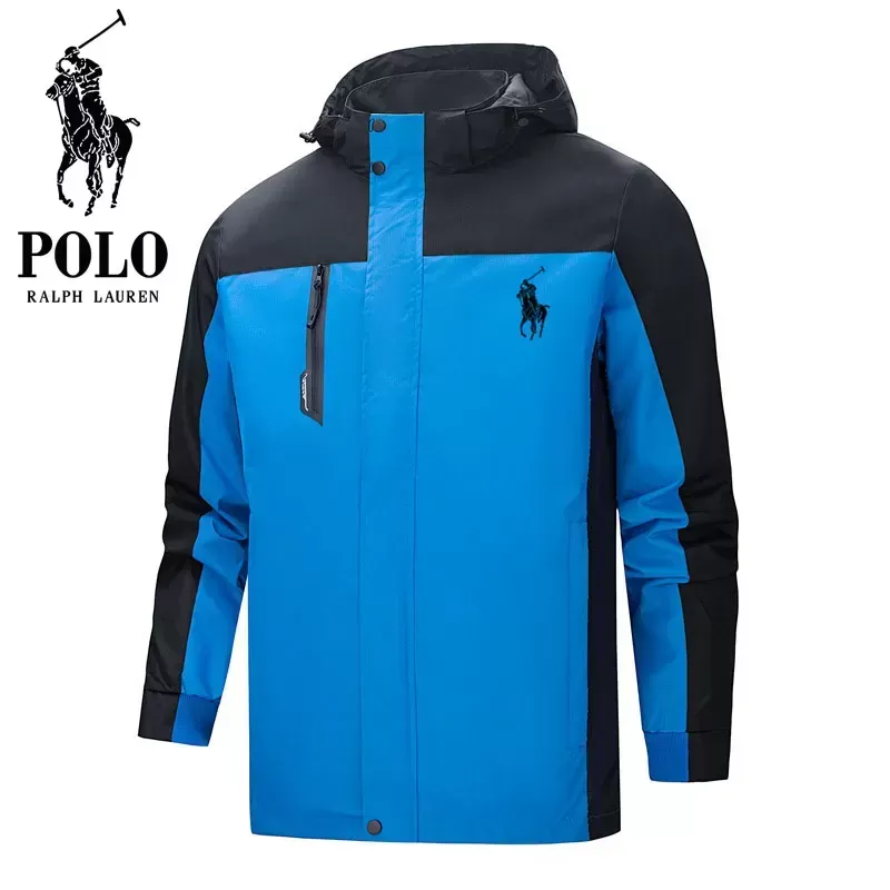 Ralph Lauren Men's Outdoor sports waterproof and windproof hooded jacket