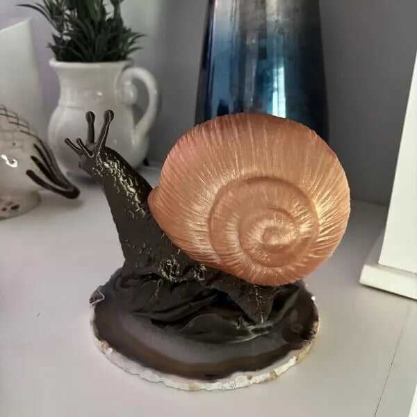 Snail Lamp Night Light Cottagecore Desk Decor