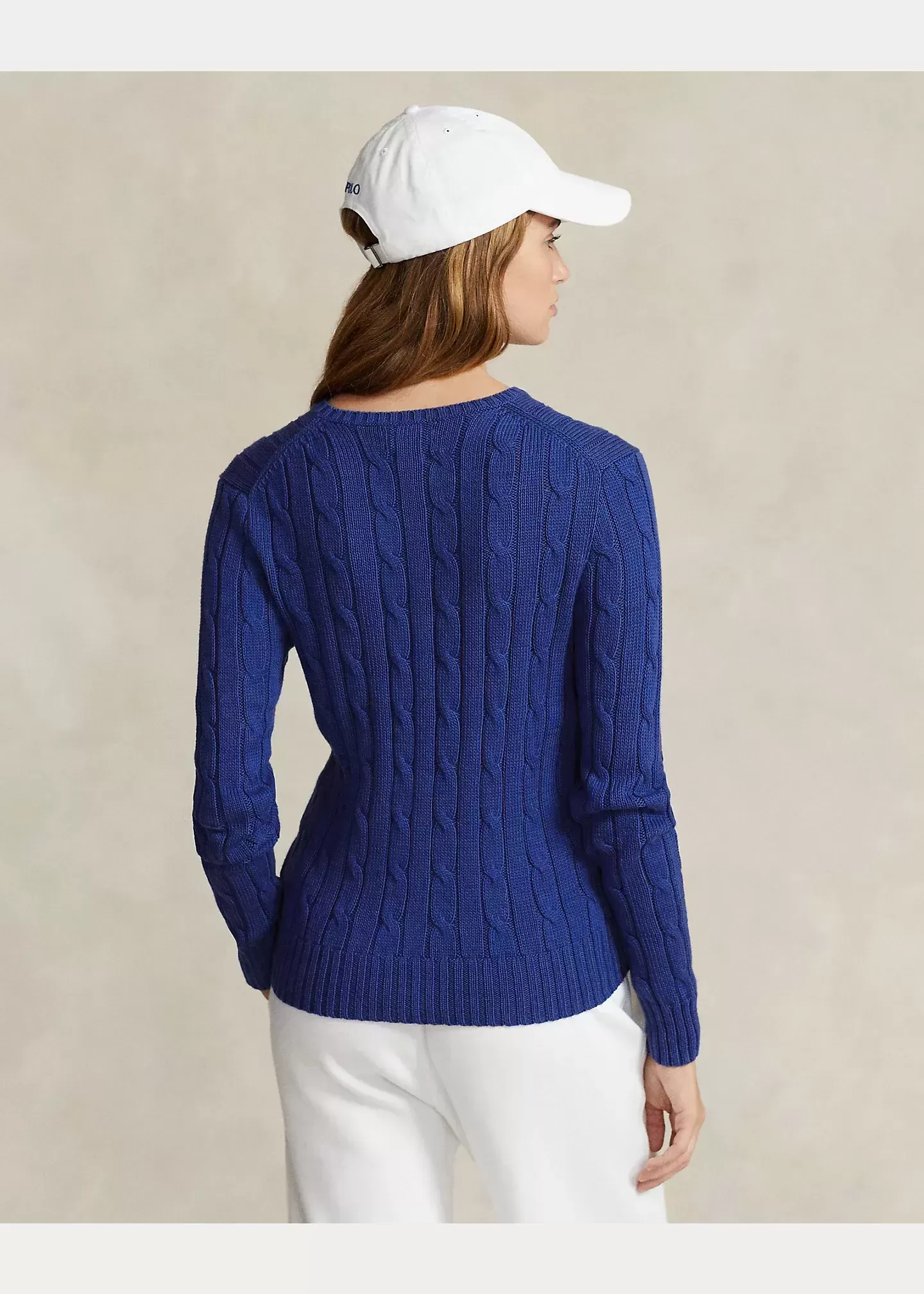 Polo Ralph Lauren Cable-Knit Cotton Crewneck Sweater