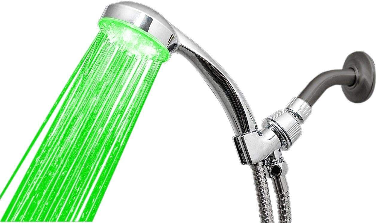 2 Pack 3-Color Temperature Sensitive Gradient LED Water Faucet Light - Color Changing Tap for Kitchen & Bathroom