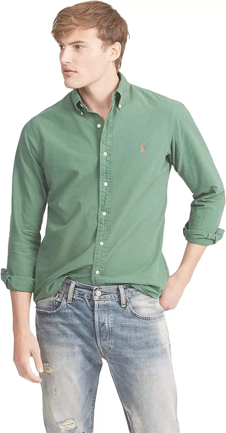 POLO RALPH LAUREN Men's Long Sleeve Classic Oxford Shirt