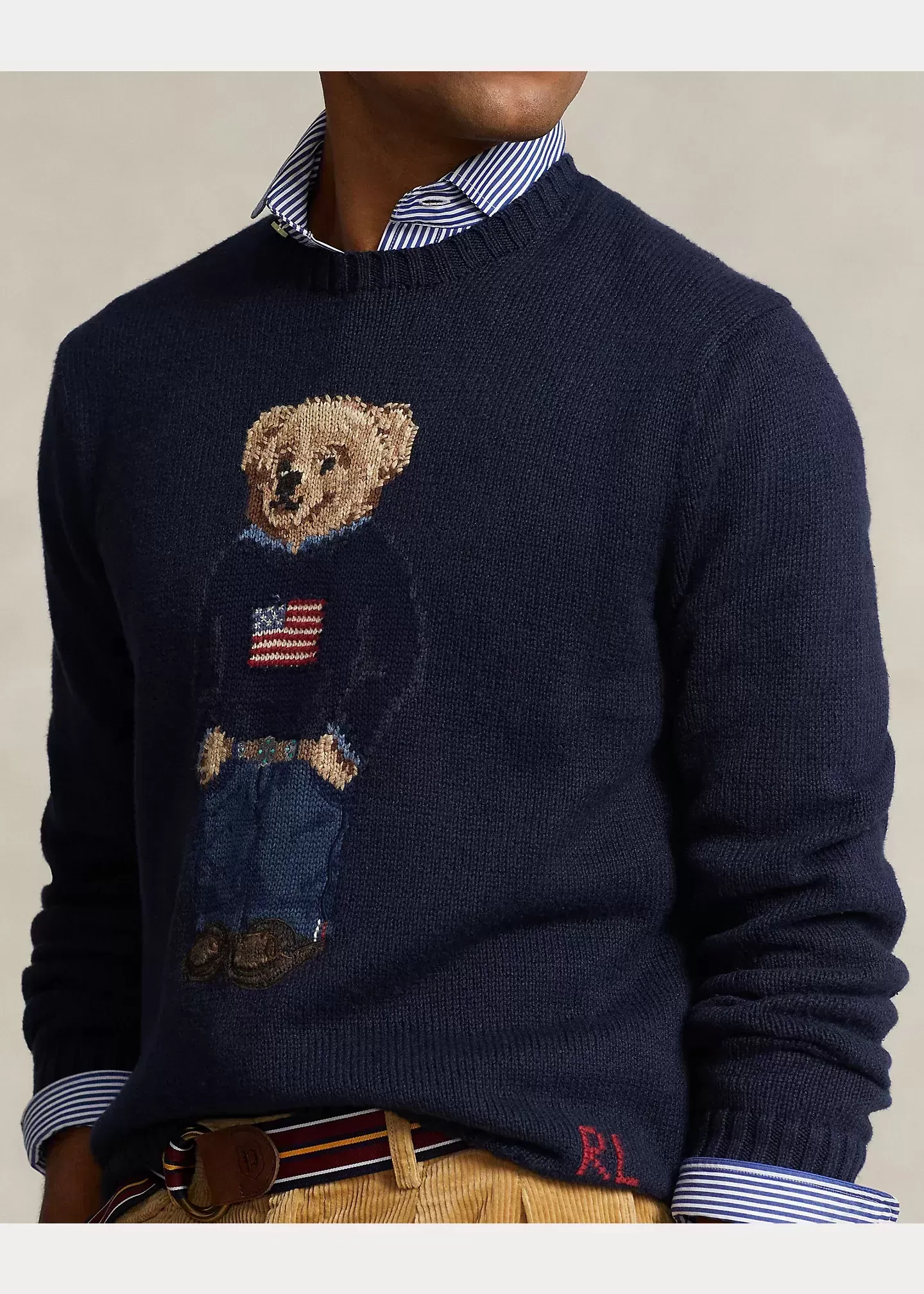 Polo Ralph Lauren Polo Bear Cotton-Linen Sweater