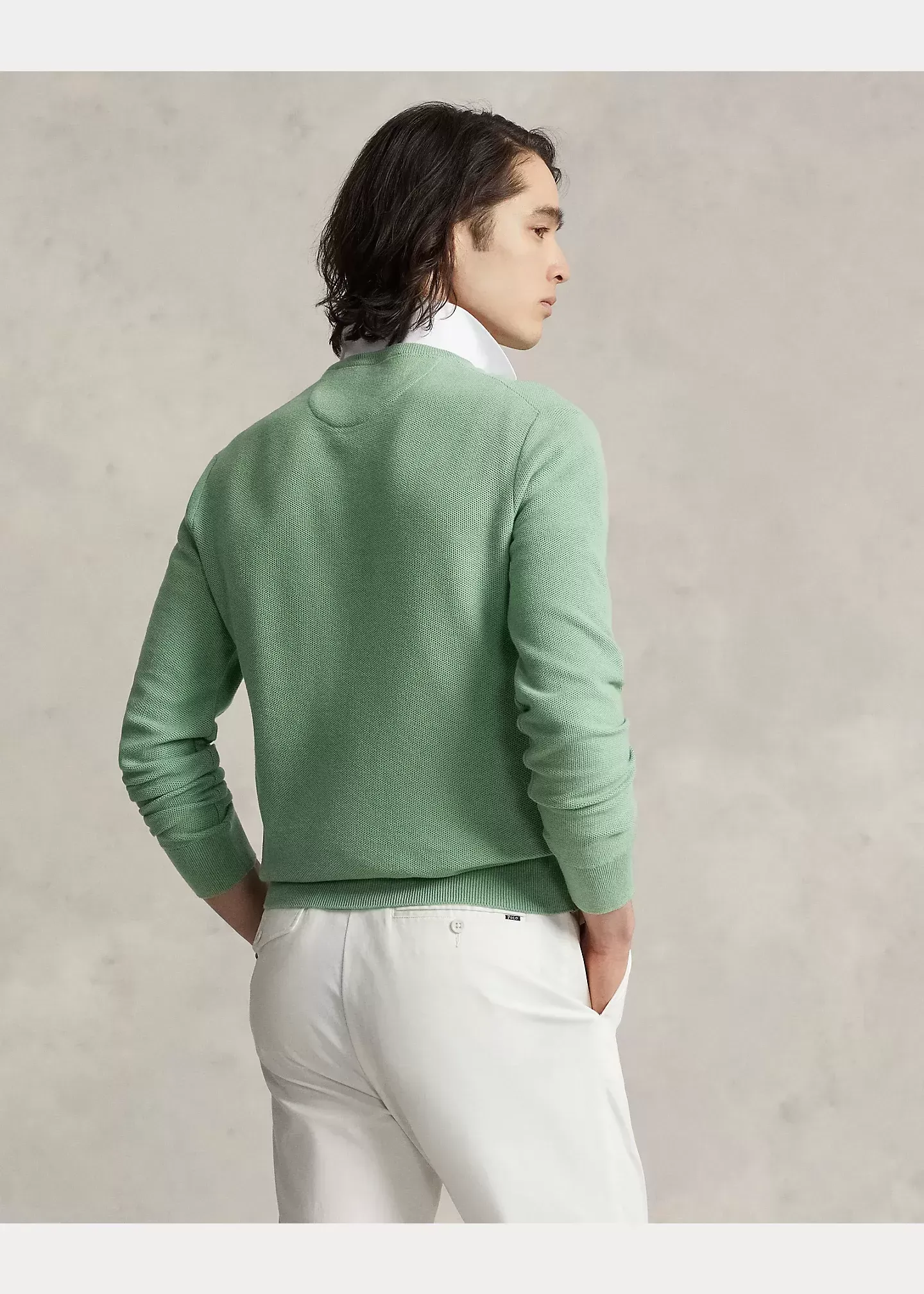 Polo Ralph Lauren Textured Cotton Crewneck Sweater